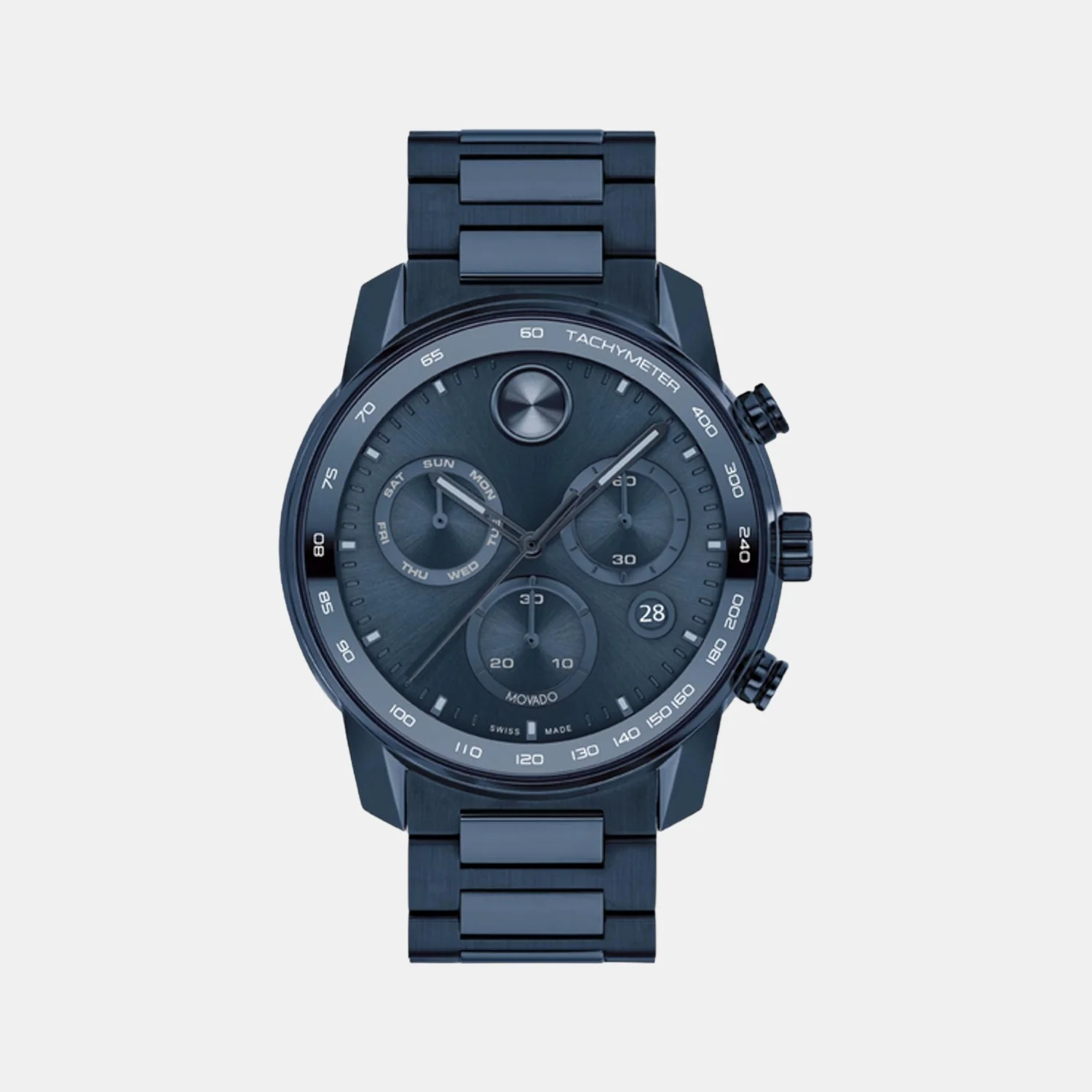 Bold Verso Men Quartz Blue Dial Chronograph Stainless Steel Watch 3600868