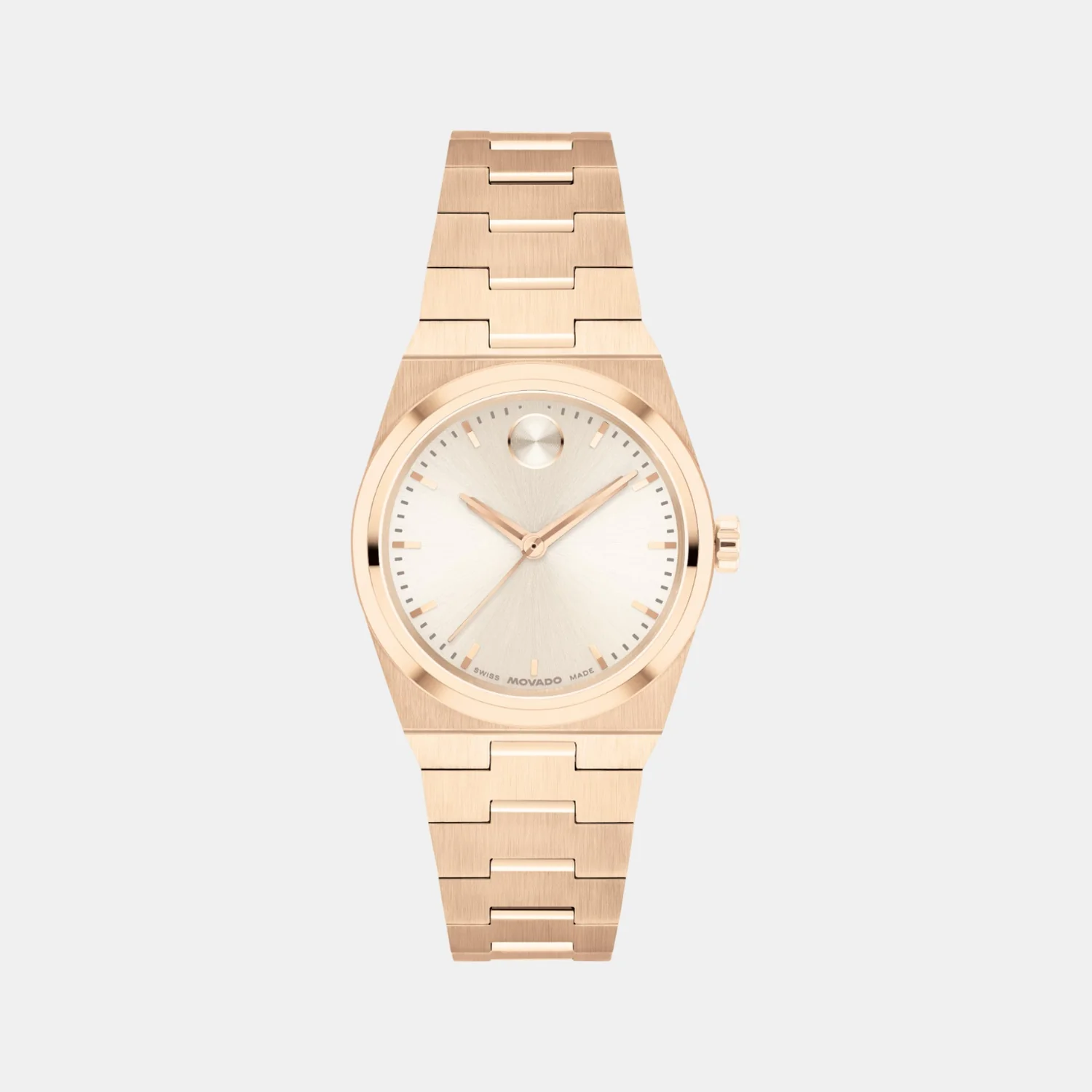 Bold Women Quartz Champagne Dial Analog Stainless Steel Watch 3601293 - Image 2