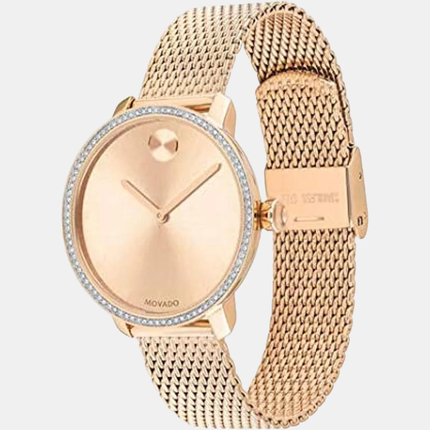 Bold Women Quartz Rose Gold Dial Analog Stainless Steel Watch 3600657 - Image 2