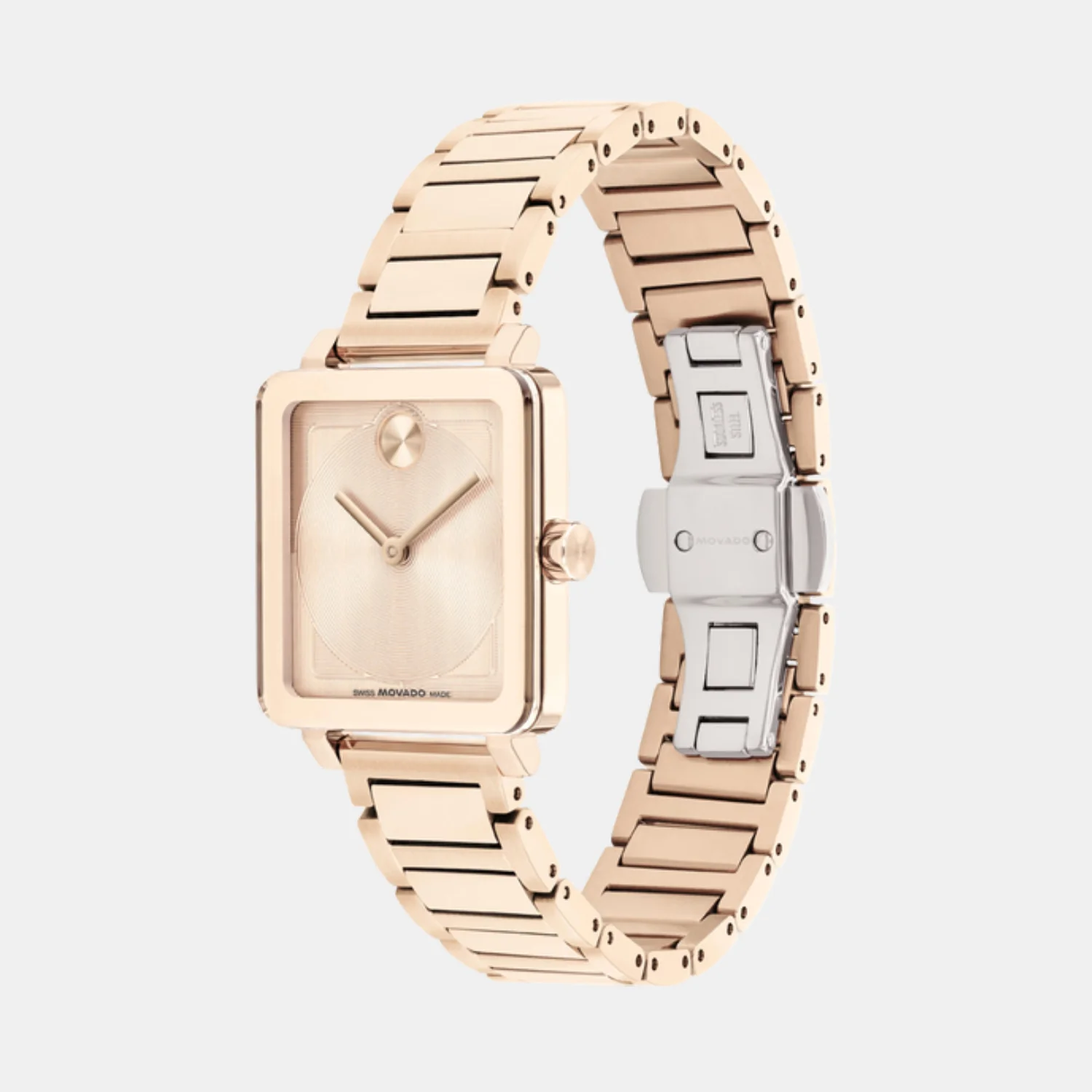 Bold Women Quartz Rose Gold Dial Analog Stainless Steel Watch 3601163 - Image 3