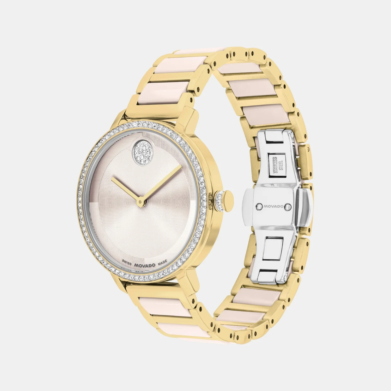 Bold Women Quartz Taupe Dial Analog Stainless Steel Watch 3601301 - Image 3
