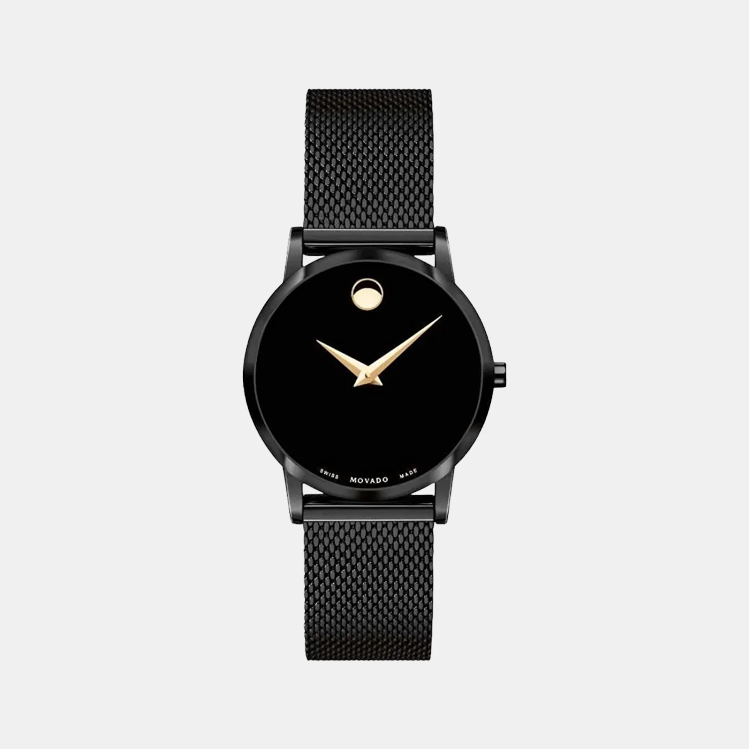Museum Men Quartz Black Dial Analog Stainless Steel Watch 607493