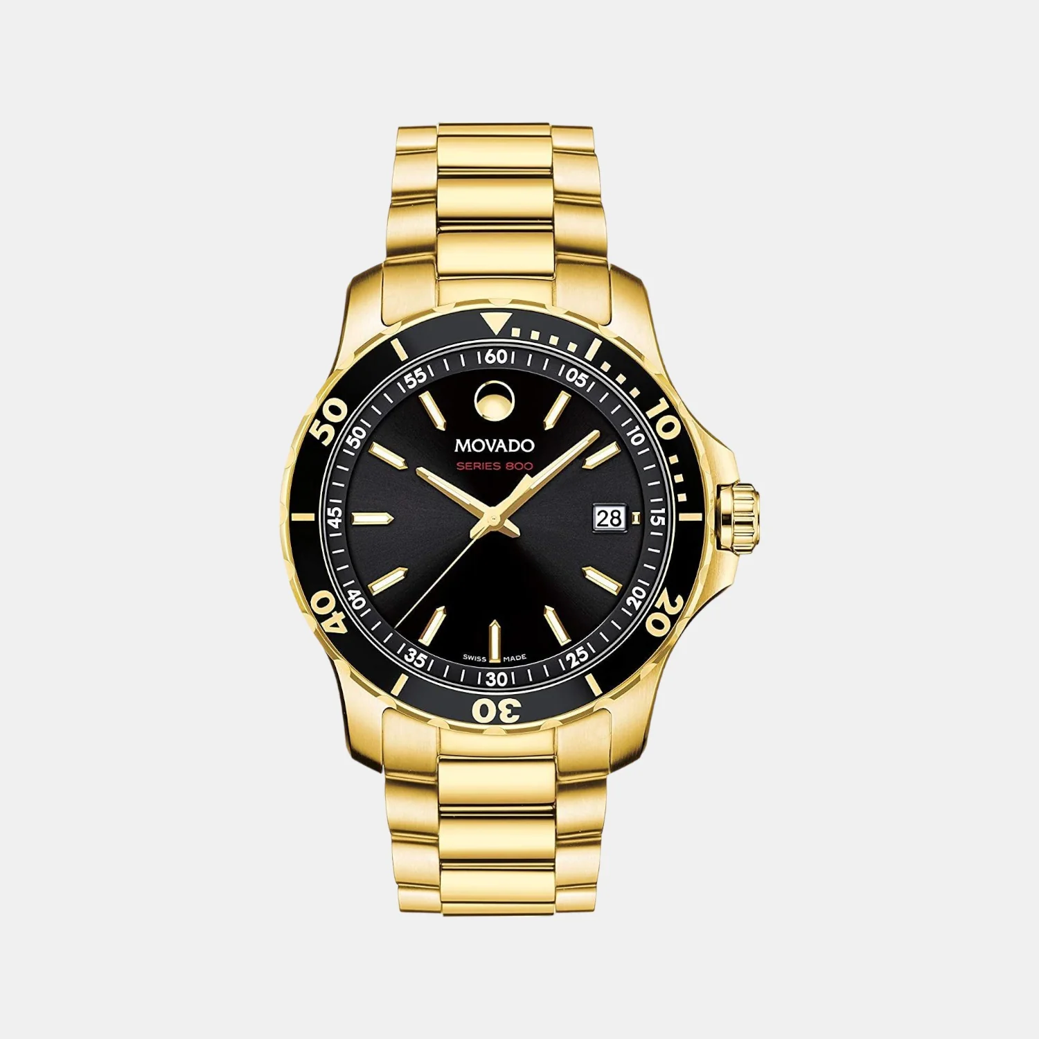 Series 800 Men Quartz Black Dial Analog Stainless Steel Watch 2600145 - Image 2