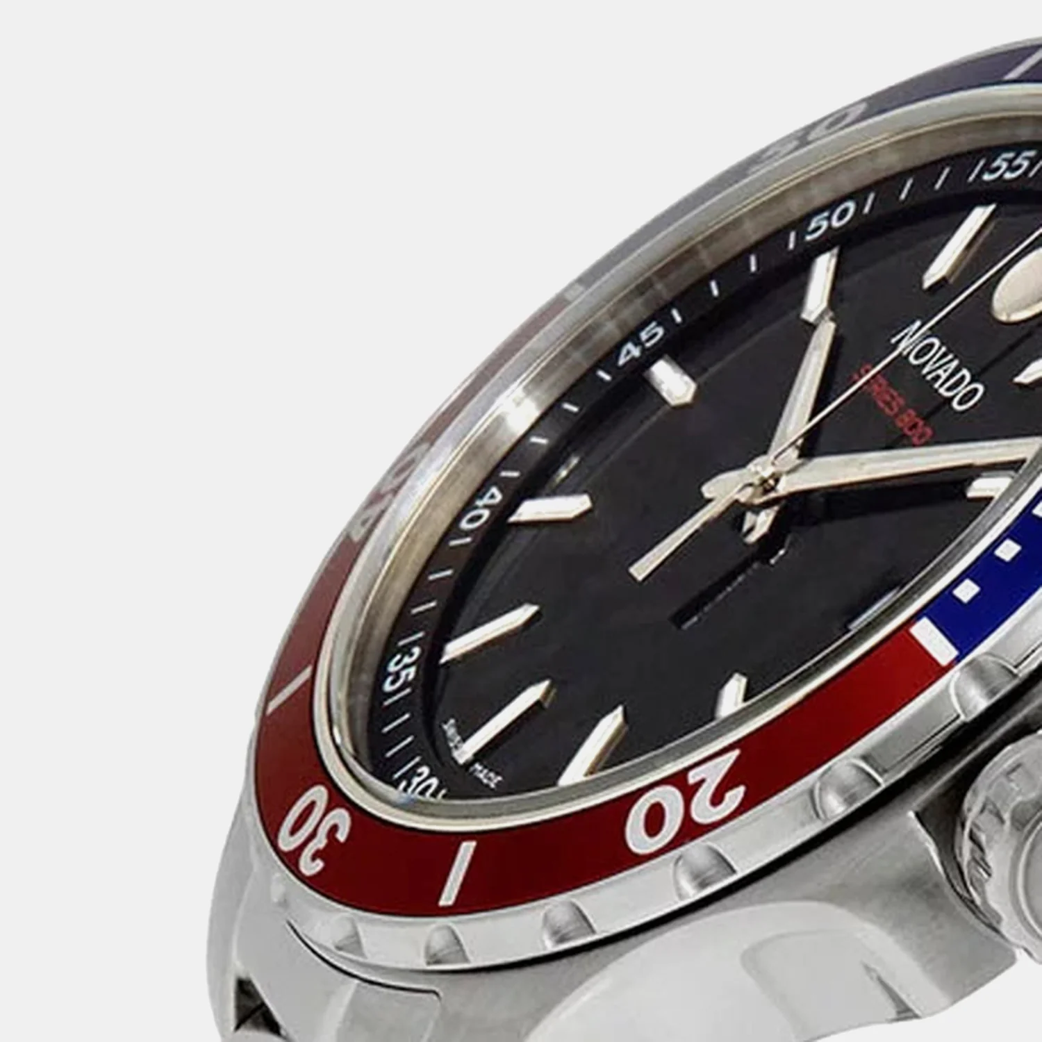 Series 800 Men Quartz Black Dial Analog Stainless Steel Watch 2600152 - Image 3