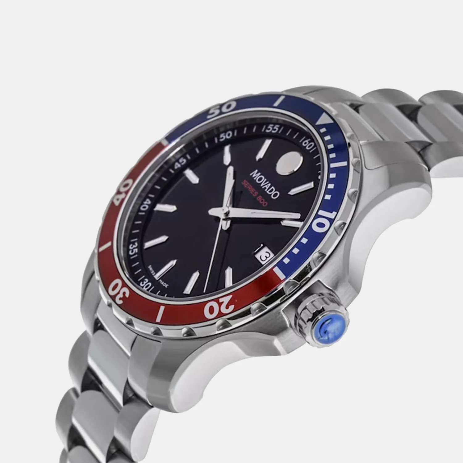 Series 800 Men Quartz Black Dial Analog Stainless Steel Watch 2600152 - Image 5