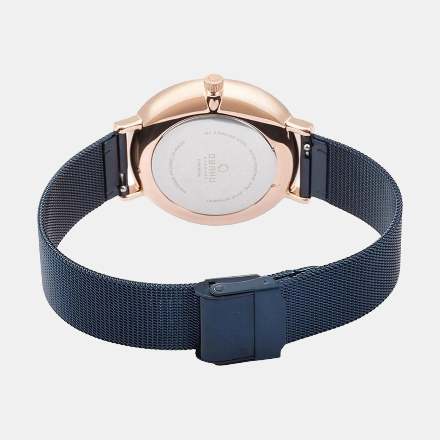 Ager Men Quartz Blue Dial Analog Stainless Steel Watch V235GXVLML - Image 2
