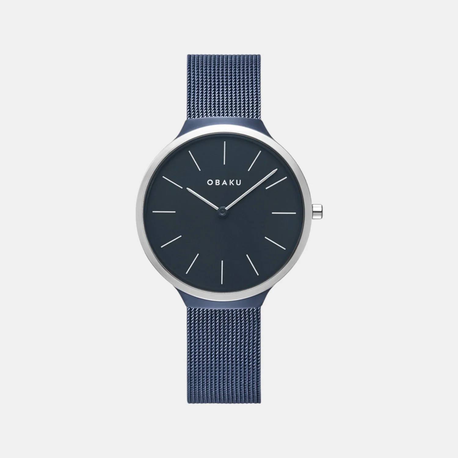 Ark Lille Women Quartz Blue Dial Analog Mesh Watch V240LXHLML