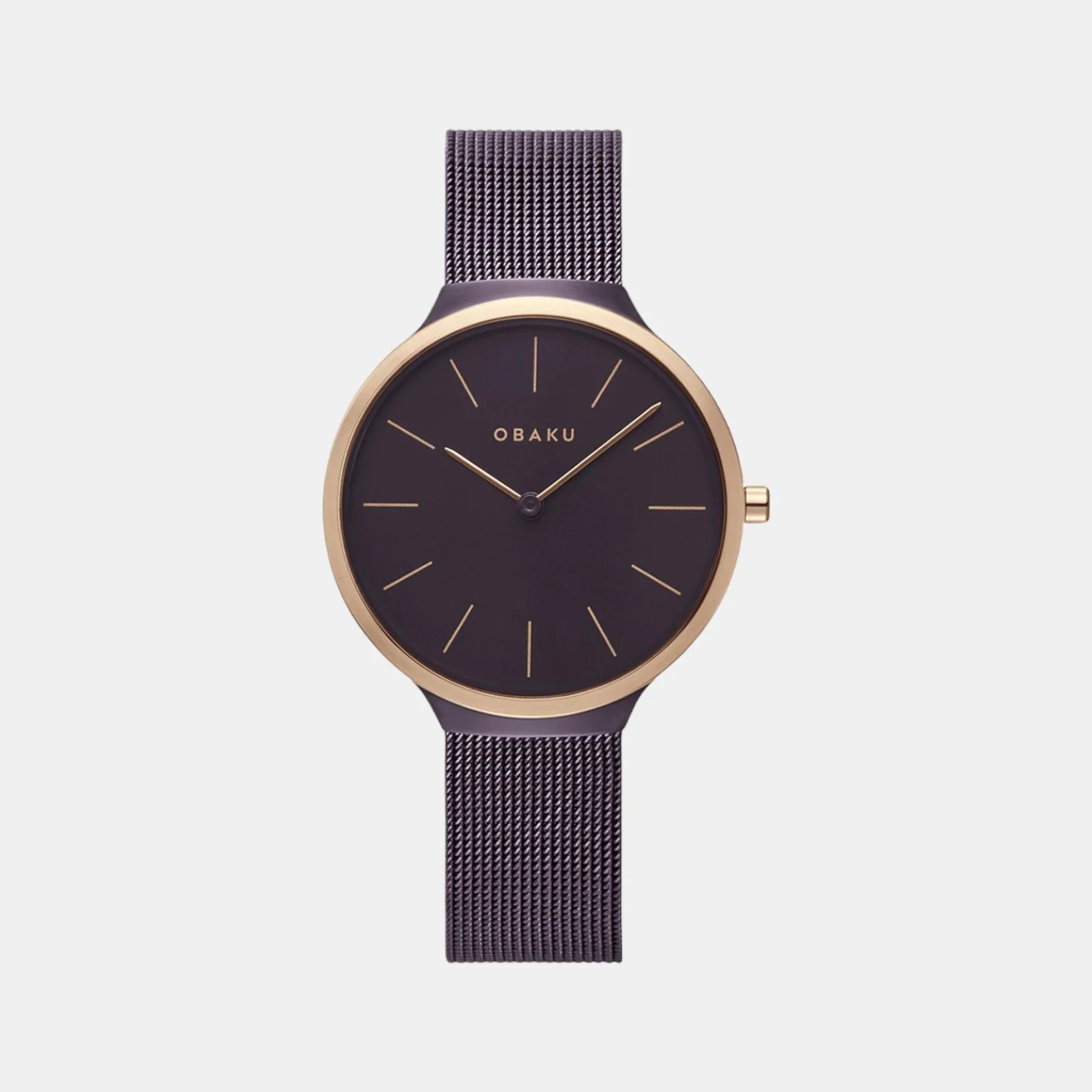 Ark Lille Women Quartz Brown Dial Analog Mesh Watch V240LXXNMN