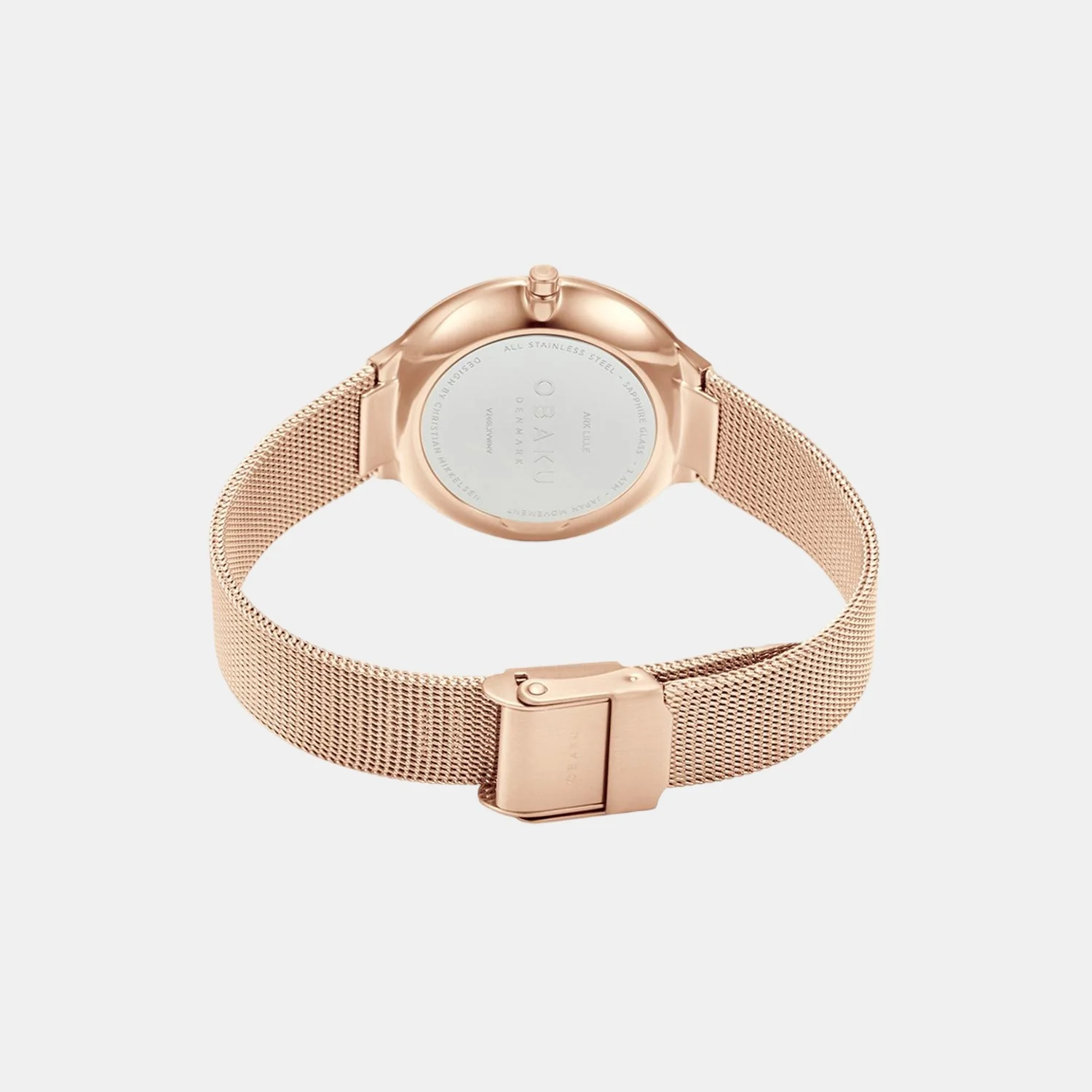 Ark Lille Women Quartz White Dial Analog Mesh Watch V240LXVWMV - Image 2