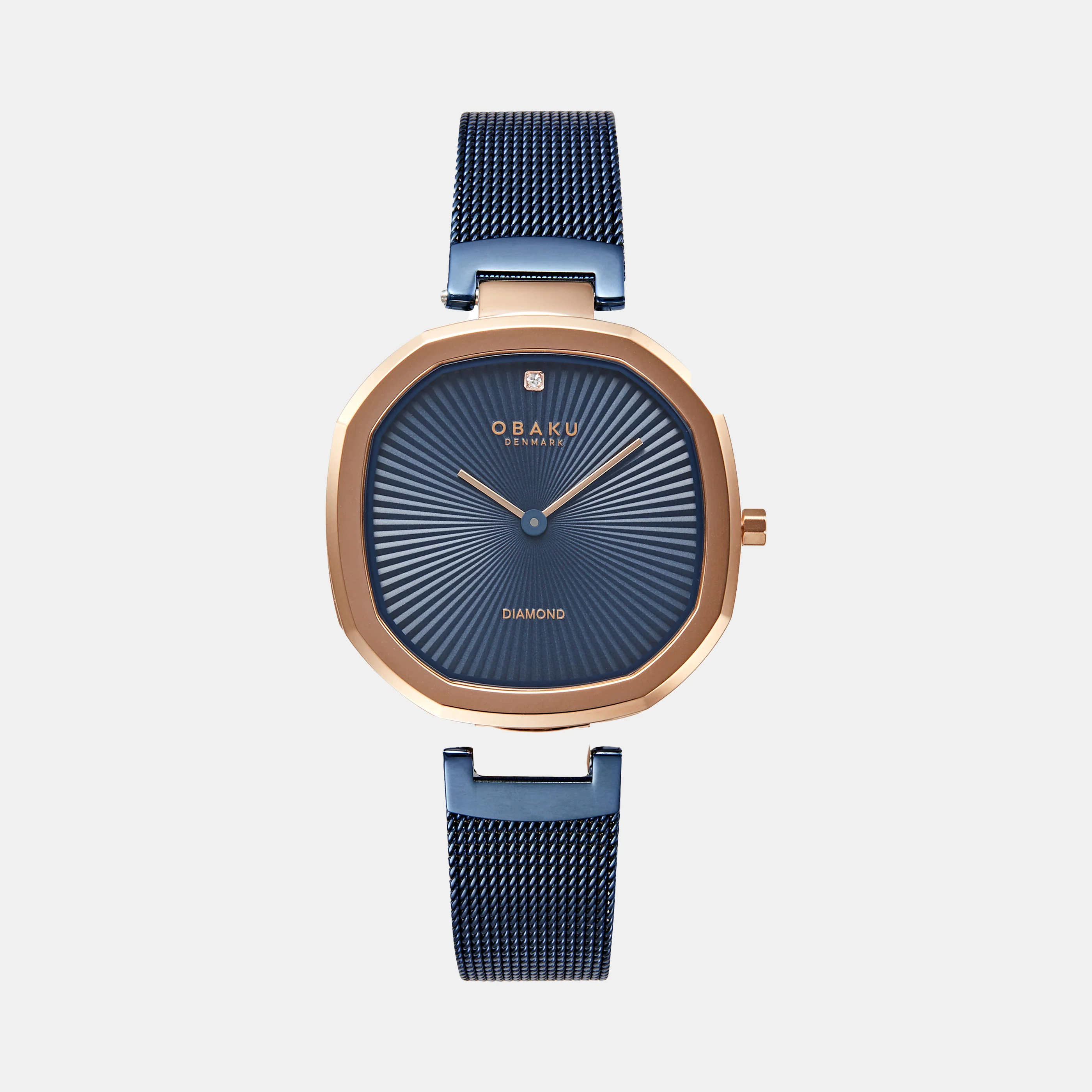 Brilliant Women Quartz Blue Dial Analog Stainless Steel Watch V277LXVLML - Image 2
