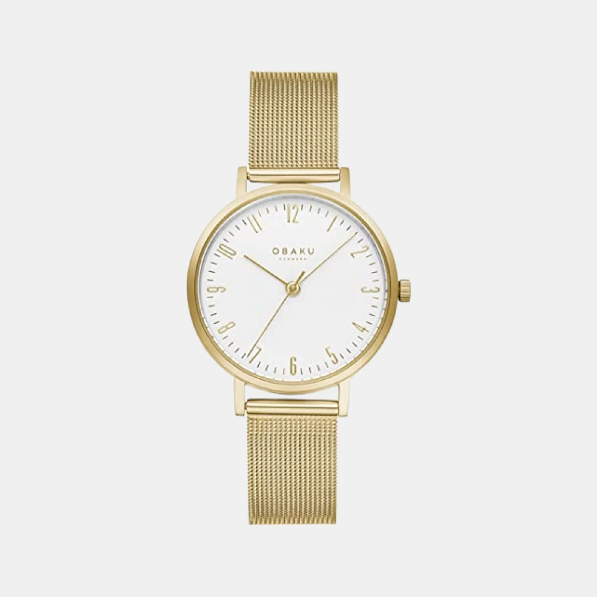 Brink Lille Gold Women Quartz White Dial Analog Stainless Steel Watch V248LXGIMG