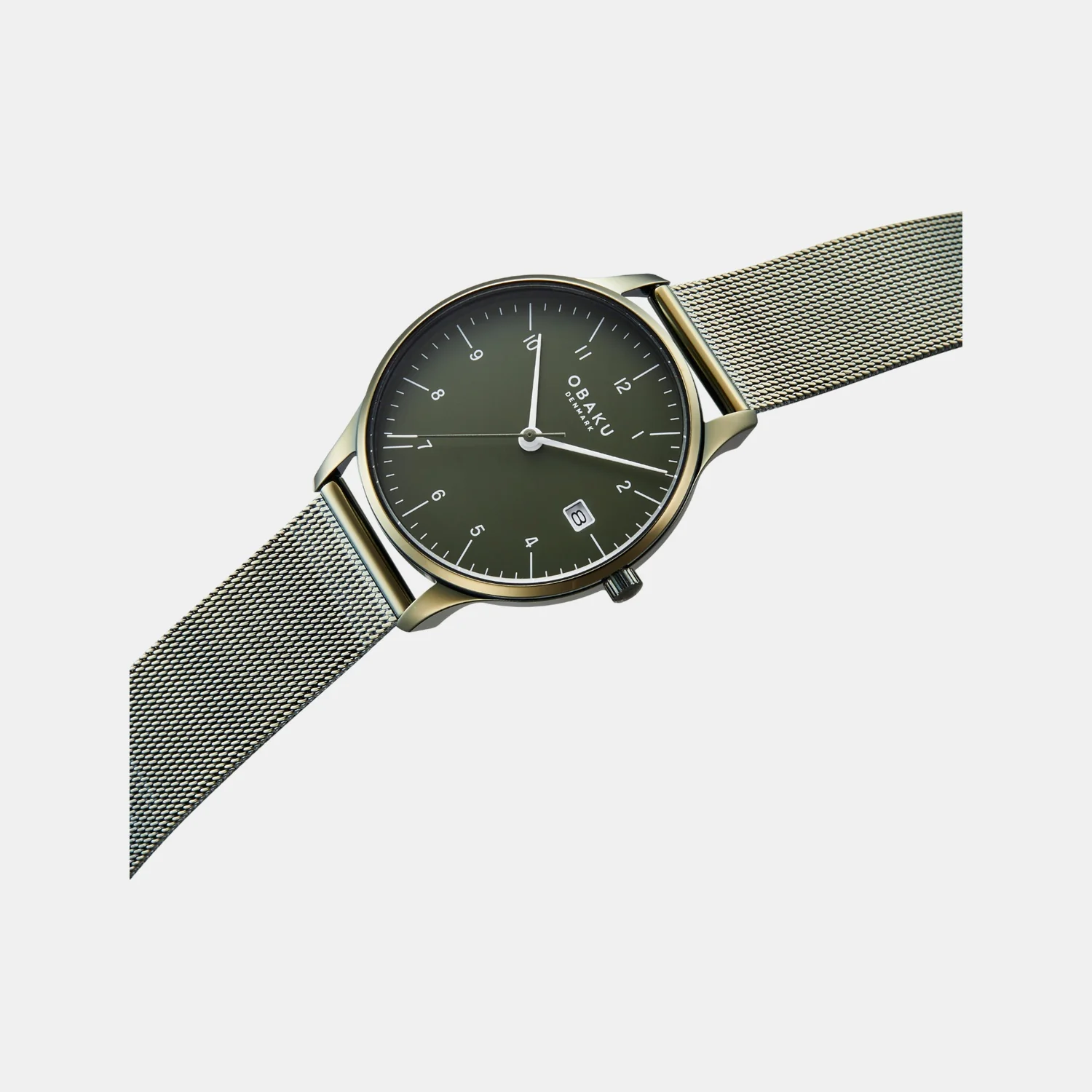 Chia Lille Leaf Women Quartz Green Dial Analog Stainless Steel Watch V298LDEEME - Image 3