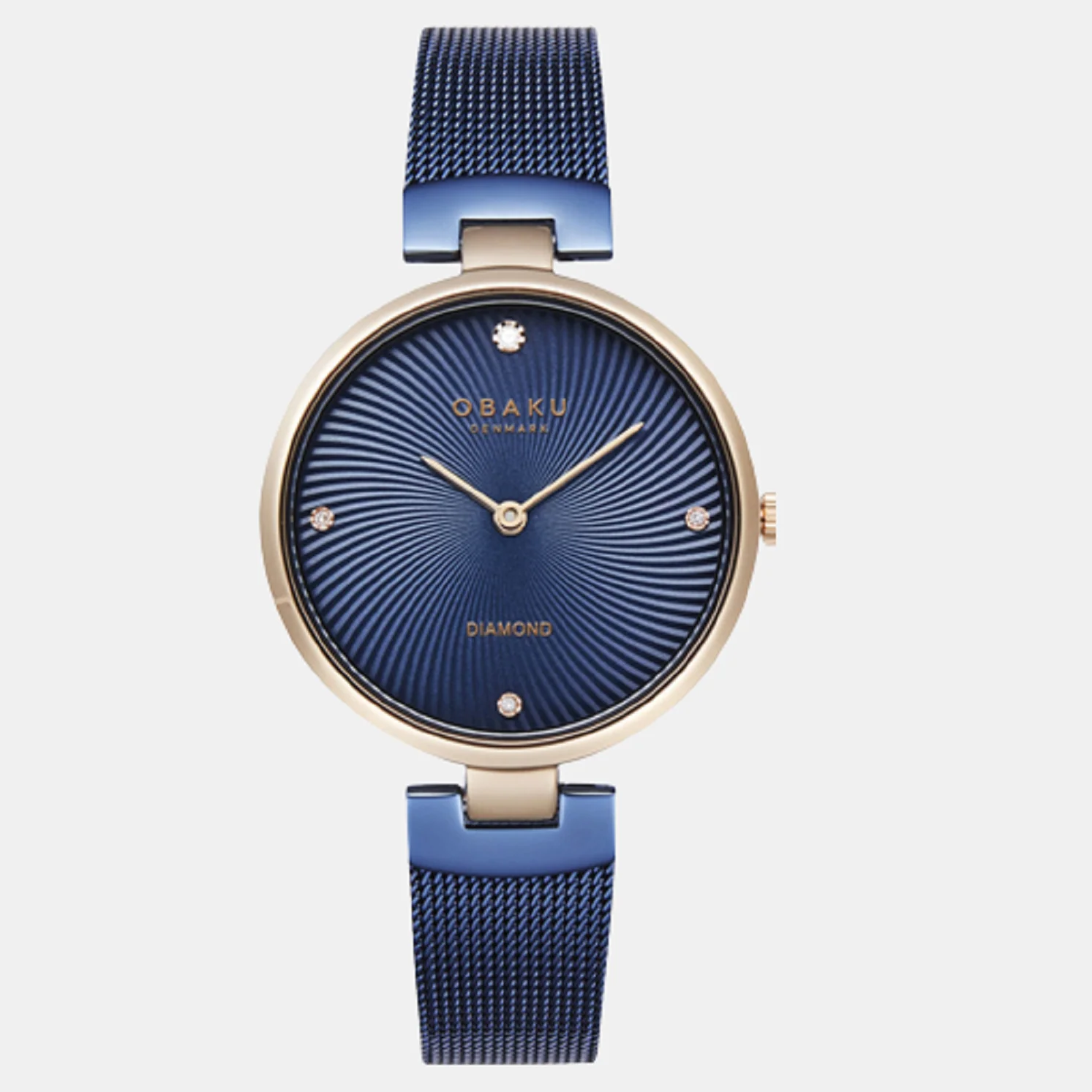 Diamant Women Quartz Blue Dial Analog Mesh Watch V256LXVLML-DD - Image 2