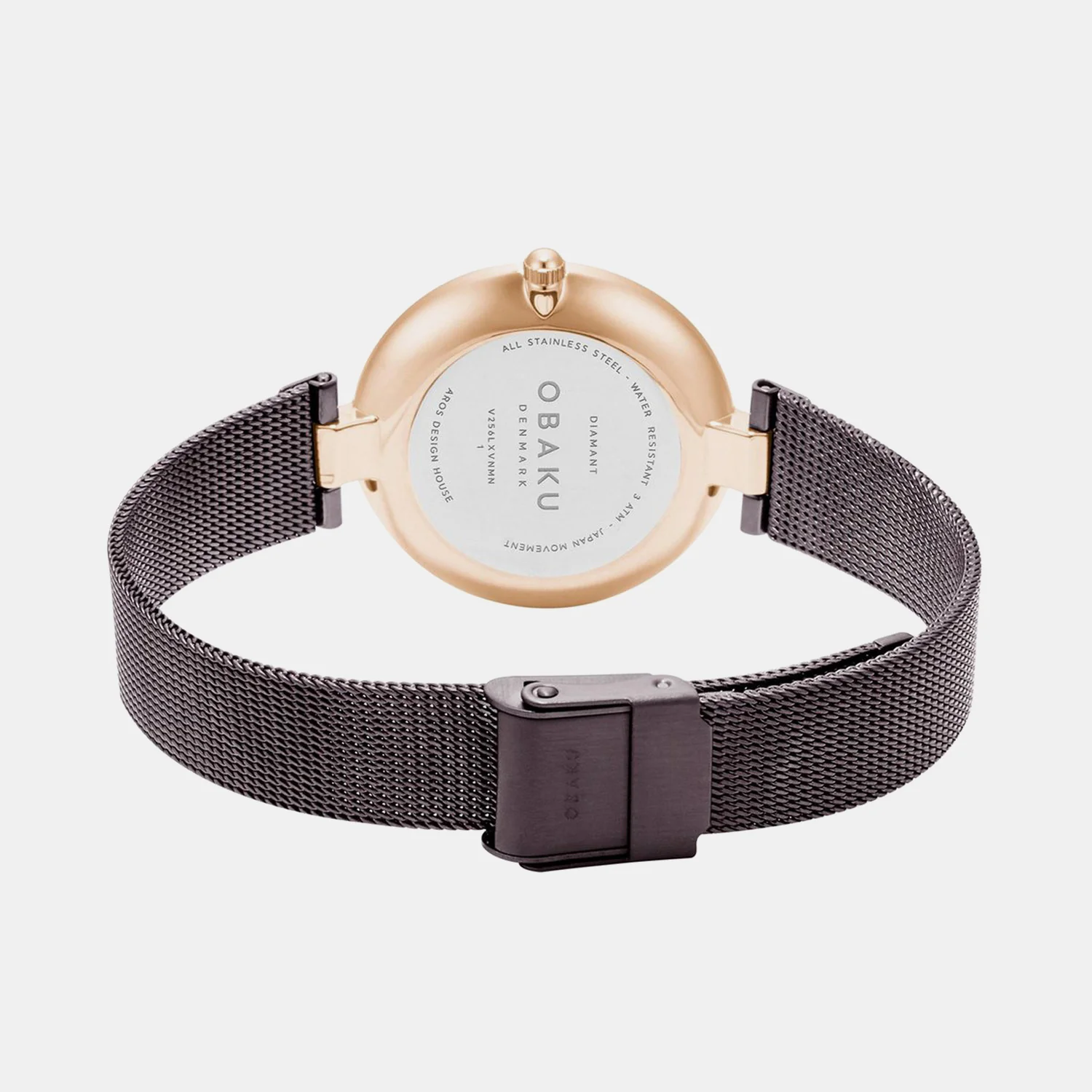 Diamant Women Quartz Purple Dial Analog Mesh Watch V256LXVNMN - Image 6