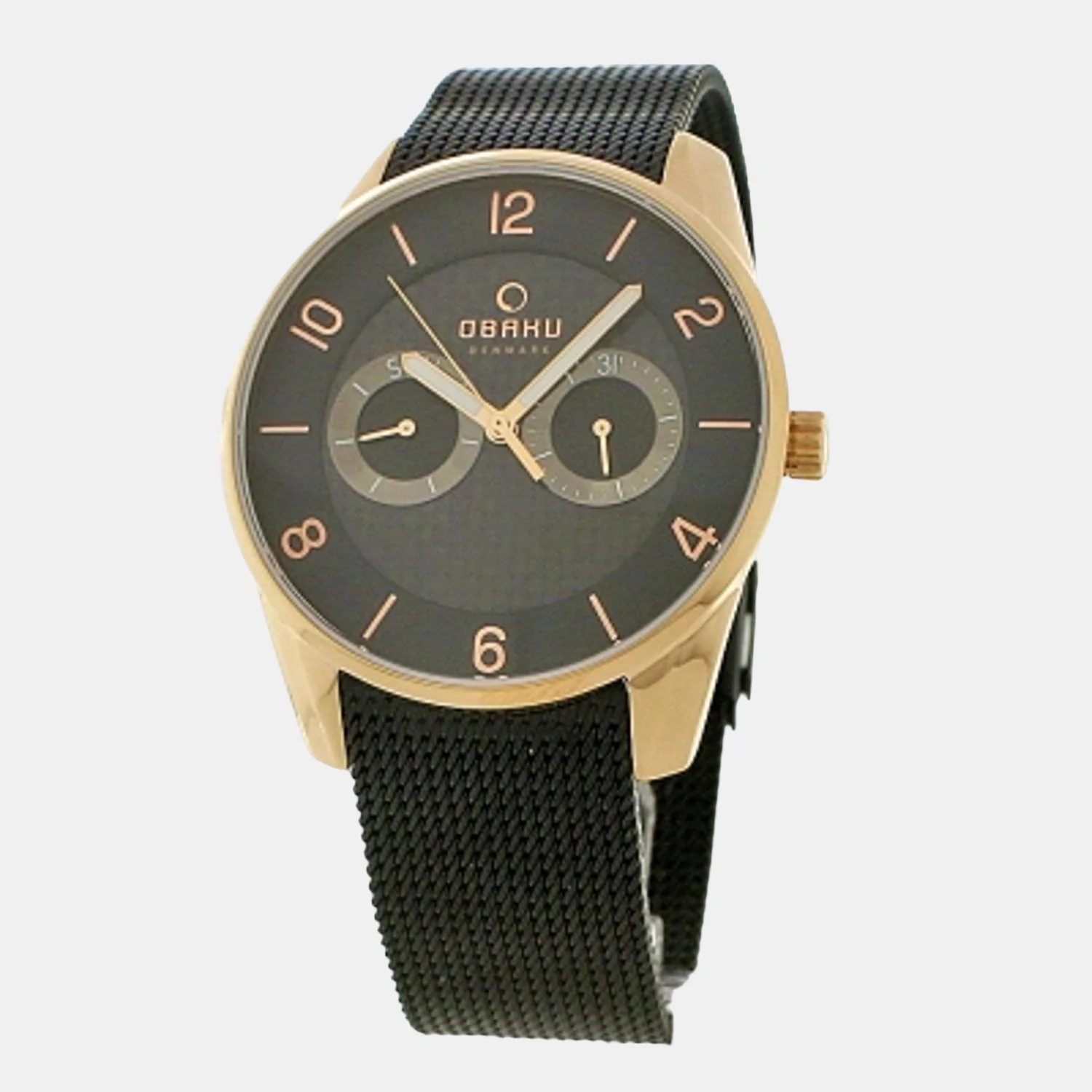 Flint Night Men Quartz Black Dial Analog Stainless Steel Watch V171GMVBMB - Image 7