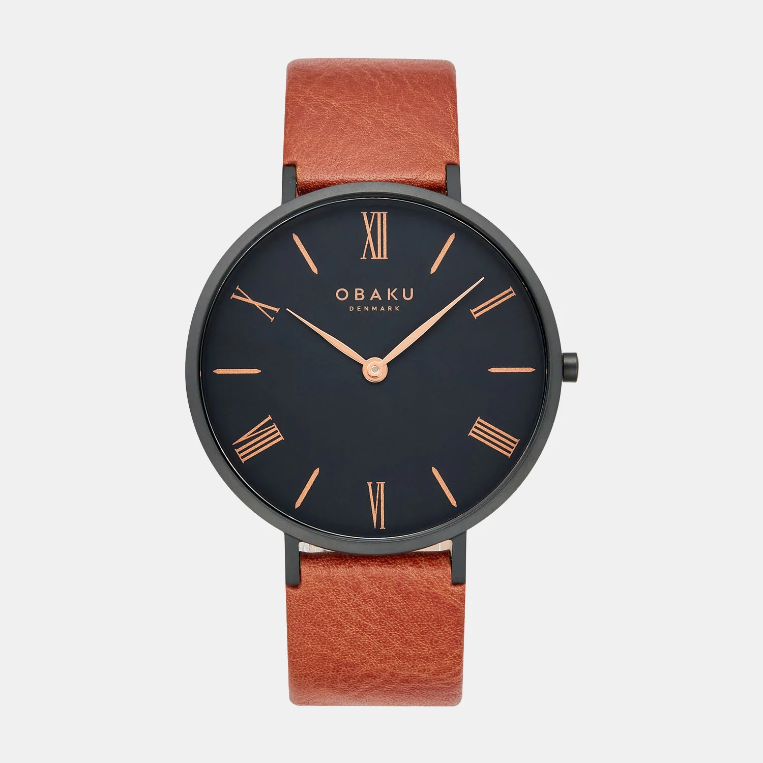Folie Tan Men Quartz Black Dial Analog Leather Watch V283GXBBRZ - Image 2