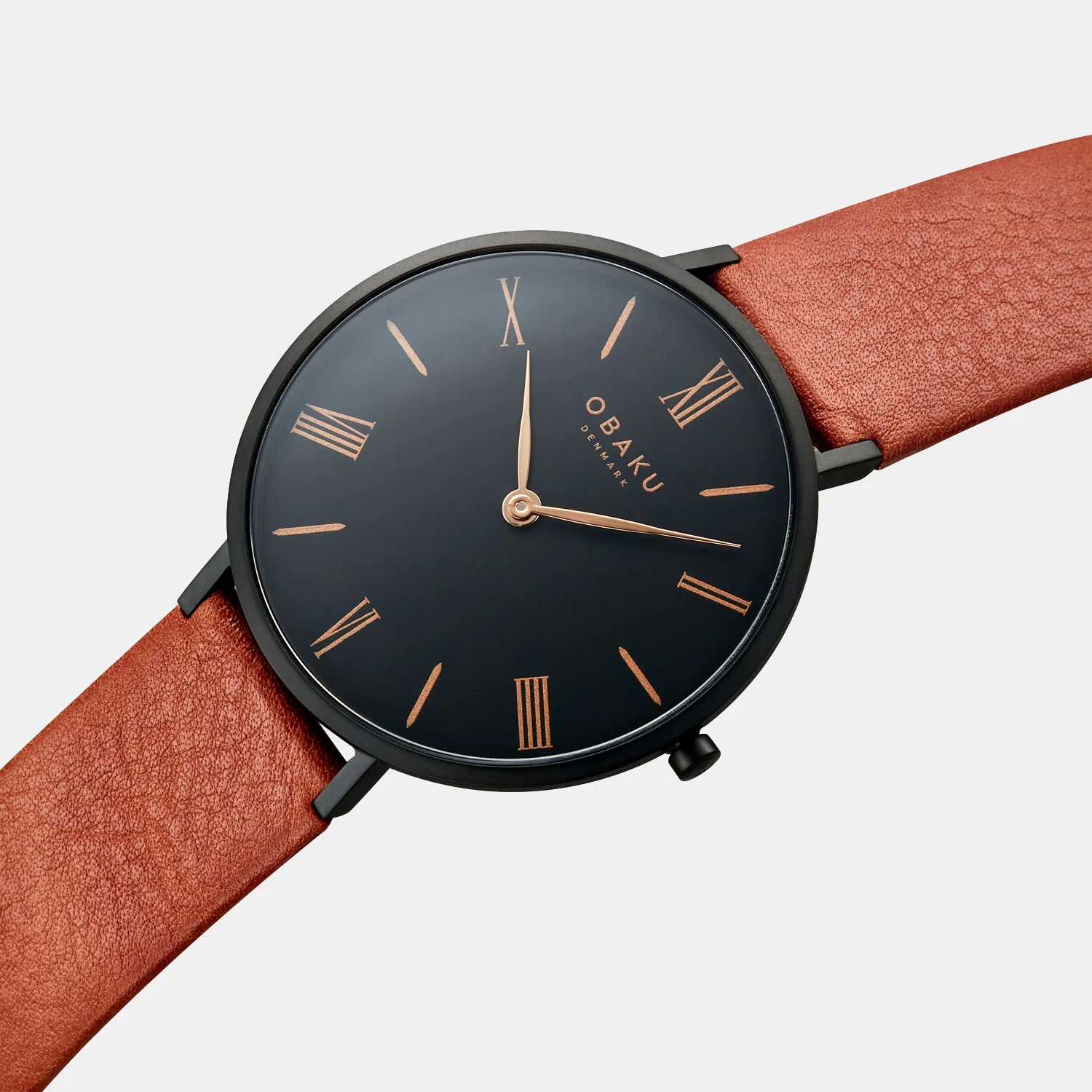 Folie Tan Men Quartz Black Dial Analog Leather Watch V283GXBBRZ - Image 3