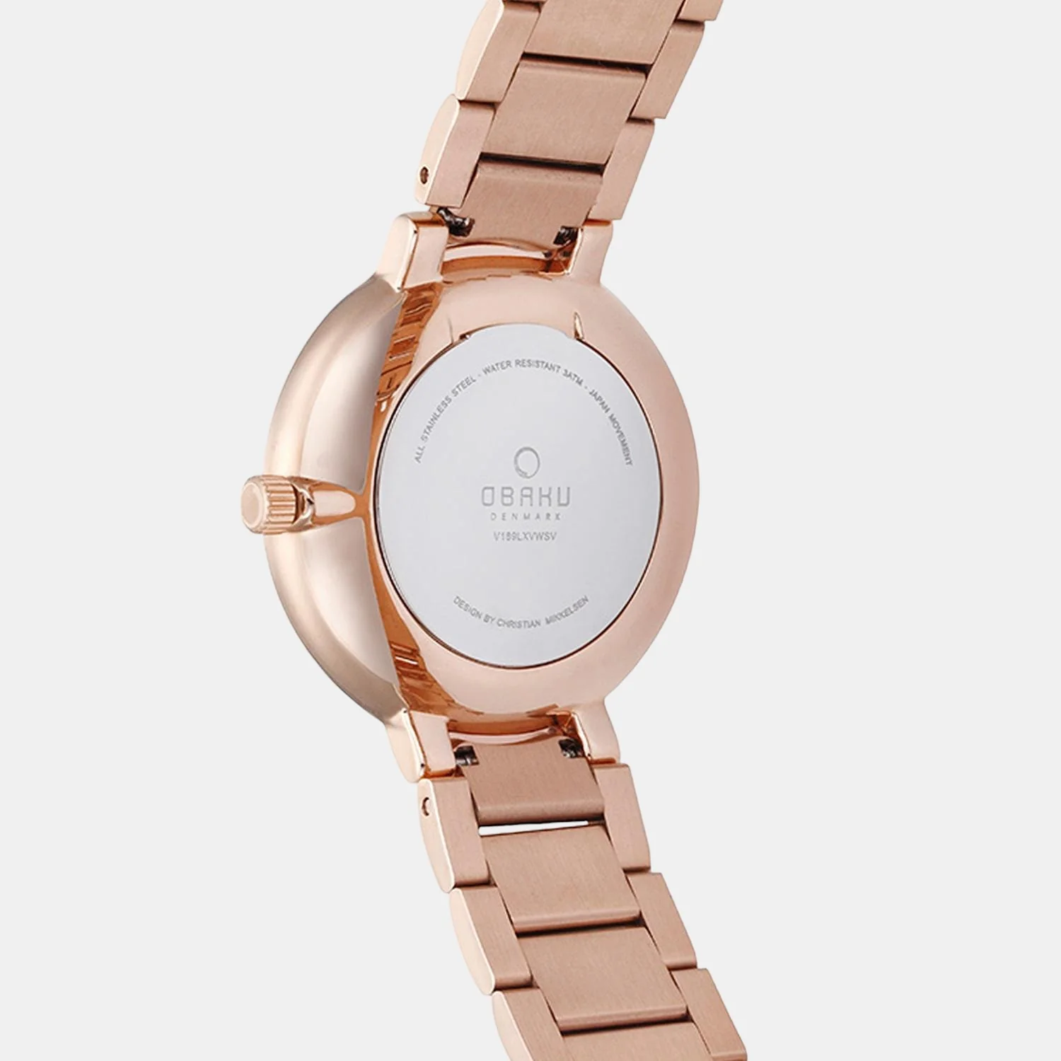 Glad Fuscia Women Quartz Mother Of Pearl Dial Analog Stainless Steel Watch V189LXVWSV - Image 2
