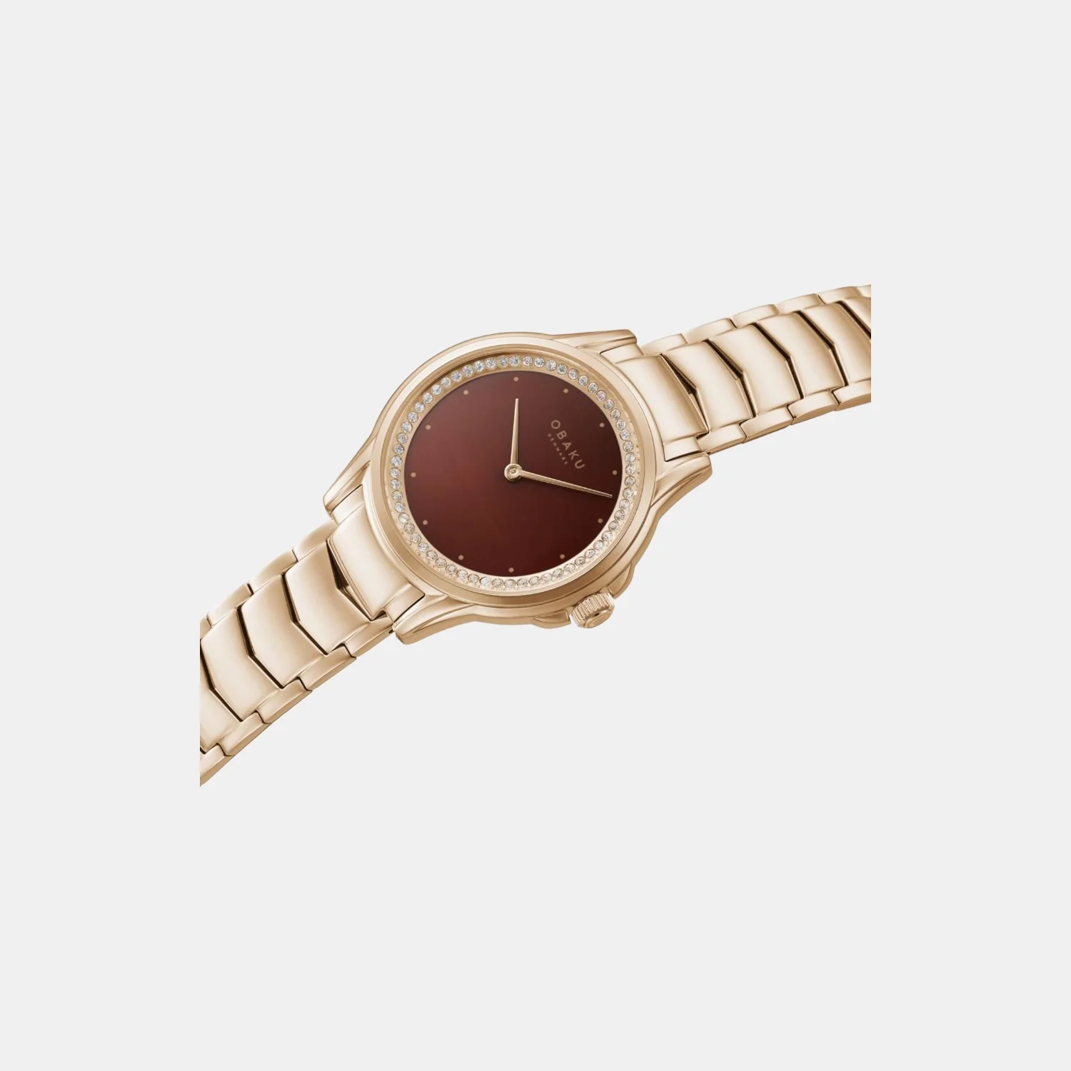 Jasmin Coffee Women Quartz Brown Dial Analog Stainless Steel Watch V261LEVNSV - Image 3