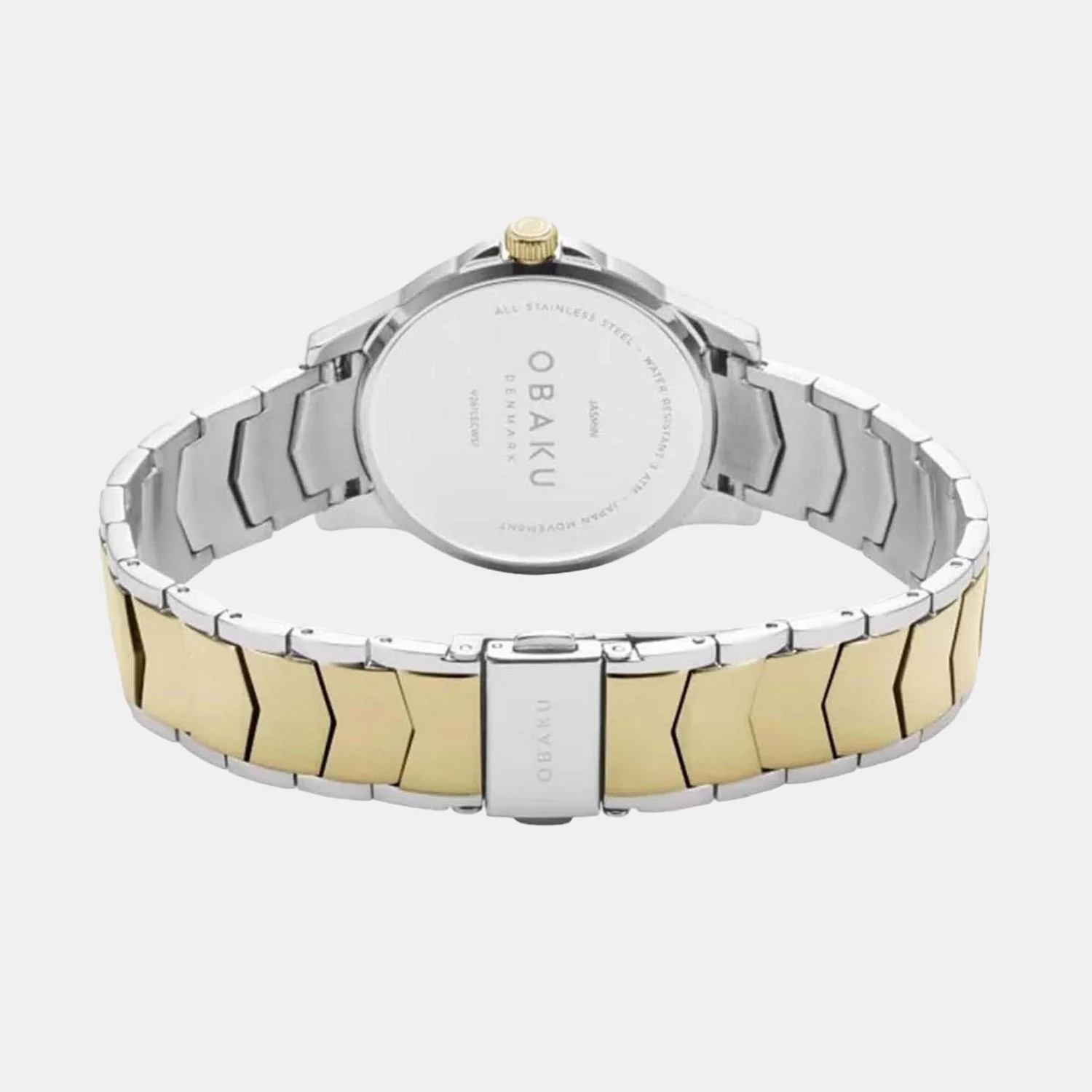 Jasmin Cream Women Quartz White Dial Analog Stainless Steel Watch V261LECWSF - Image 2