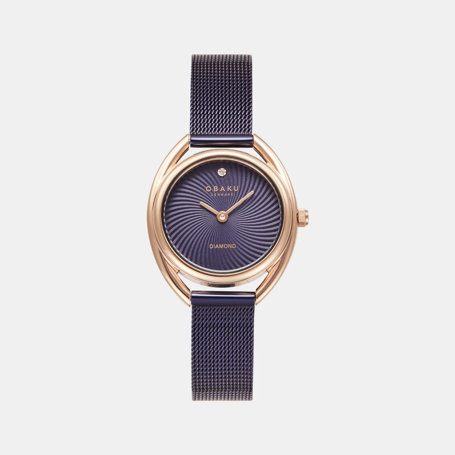 Juvel Voilet Women Quartz Purple Dial Analog Mesh Watch V286LXVQMQ - Image 2