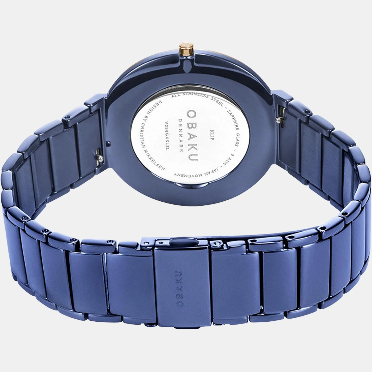 Klip Bahama Men Quartz Blue Dial Analog Stainless Steel Watch V258GXSLSL - Image 3