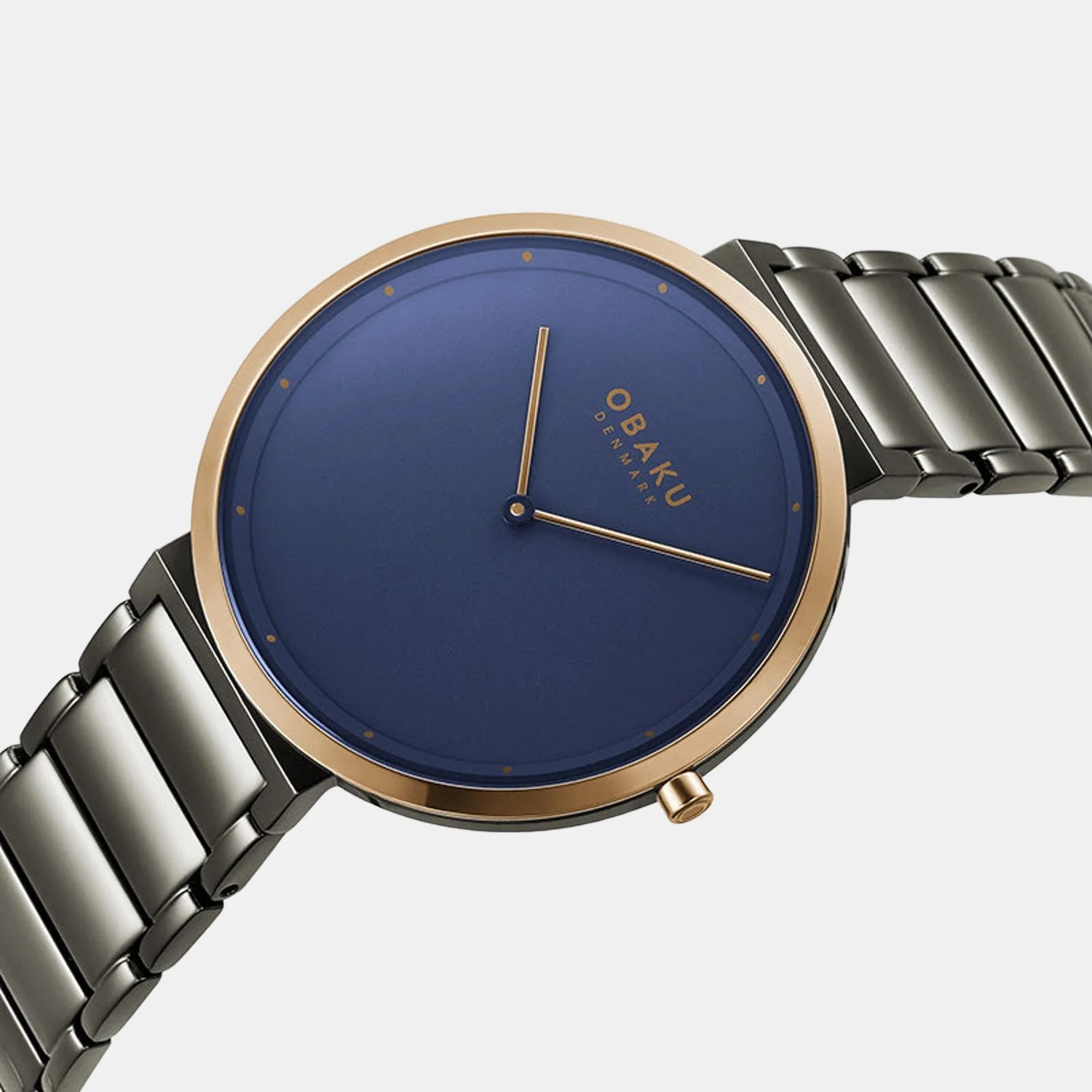 Klip Pacific Men Quartz Blue Dial Analog Stainless Steel Watch V258GXDLSJ - Image 2