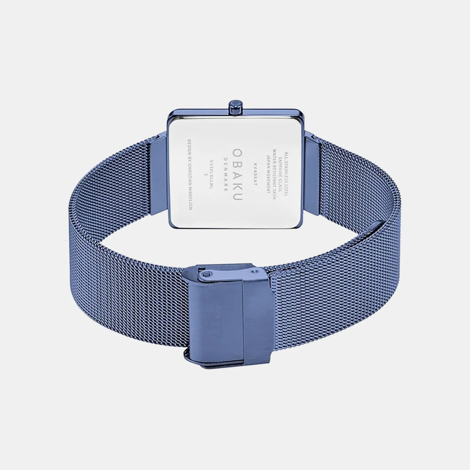 Kvadrat Women Quartz Blue Dial Analog Mesh Watch V236LXLLML2 - Image 4