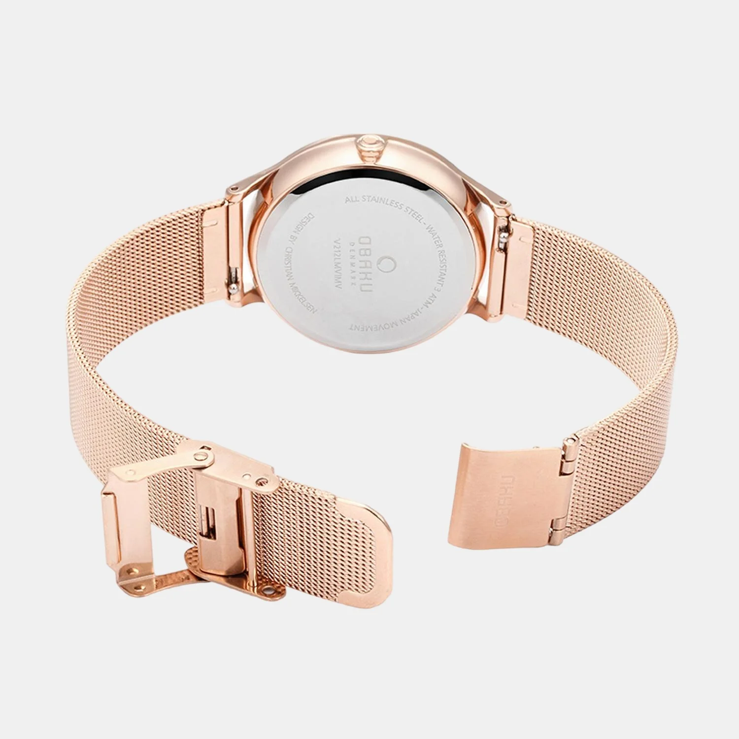 Lind Rose Women Quartz White Dial Analog Stainless Steel Watch V212LMVIMV - Image 3
