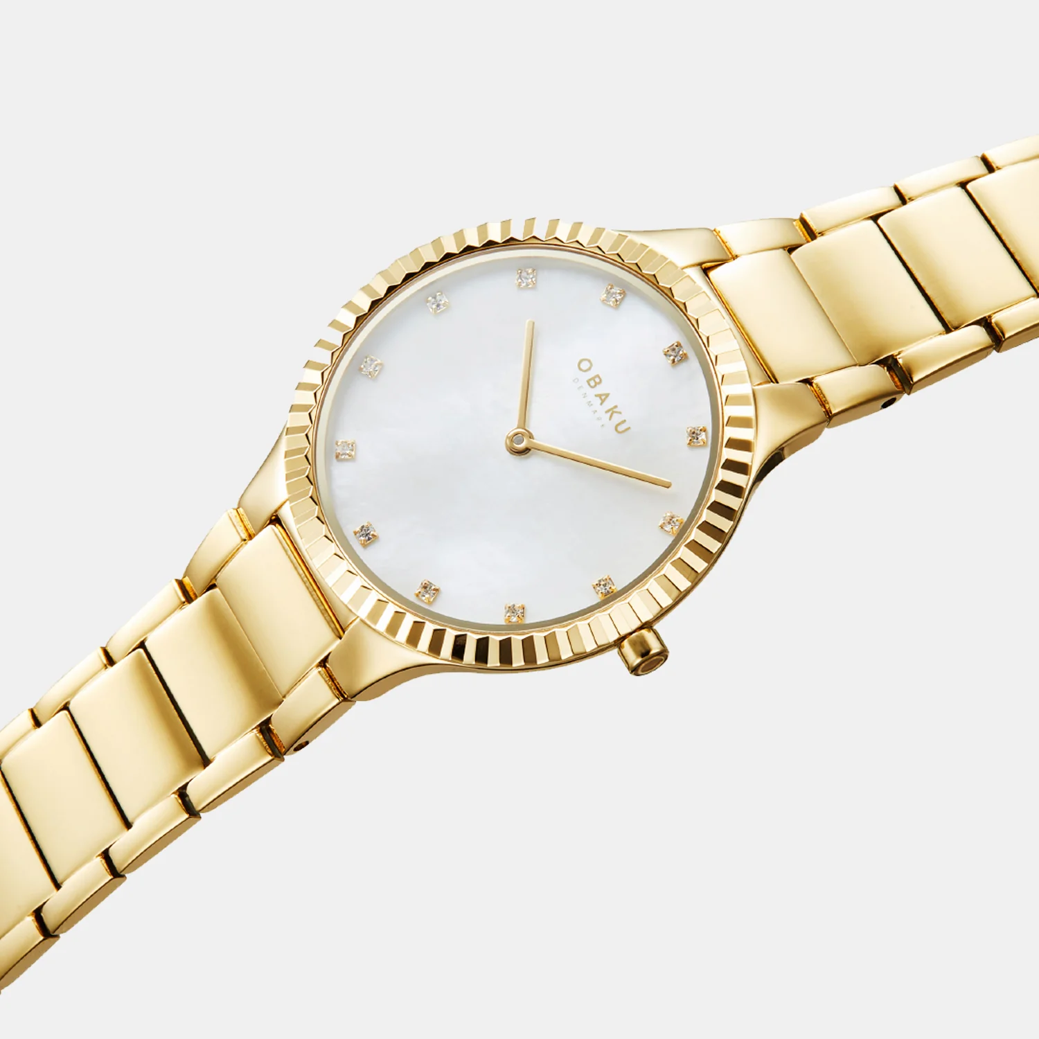 Linje Lille Women Quartz White Dial Analog Stainless Steel Watch V292LXGWSG - Image 3