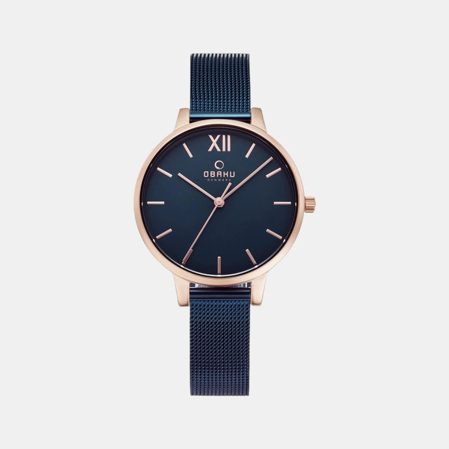 Liv Ocean Women Quartz Blue Dial Analog Mesh Watch V209LXVLML