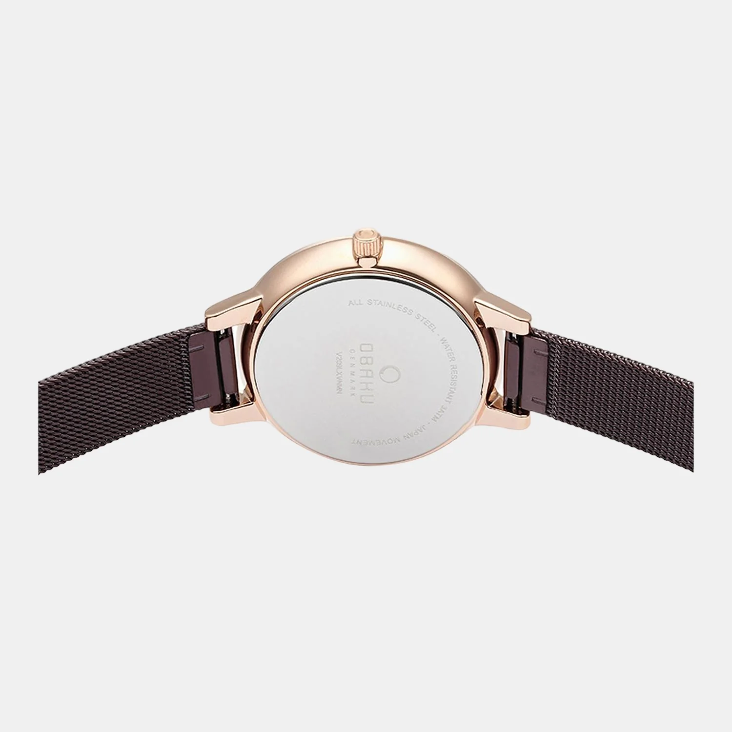 Liv Walnut Women Quartz Brown Dial Analog Mesh Watch V209LXVNMN - Image 4