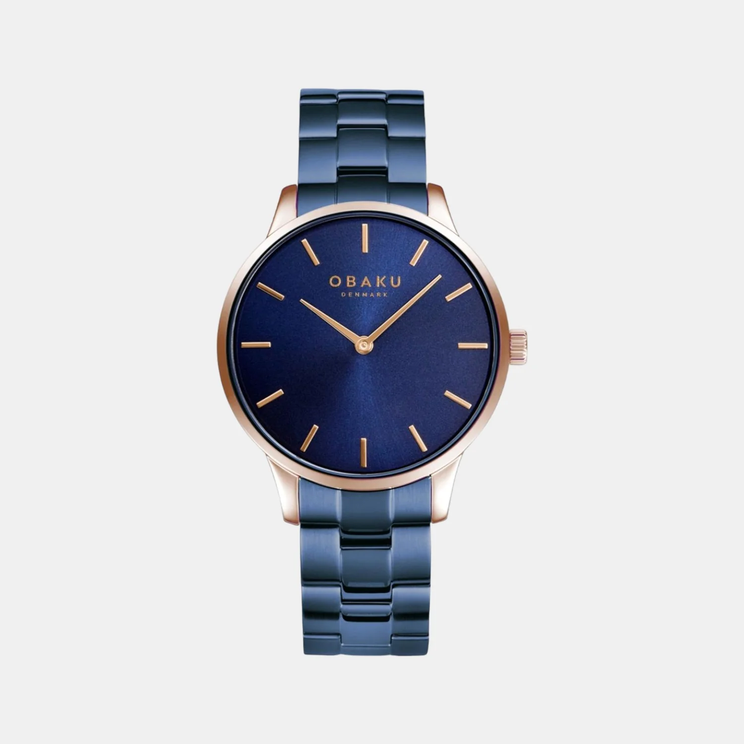 Lyng Bahama Men Quartz Blue Dial Analog Stainless Steel Watch V247GXVLSL