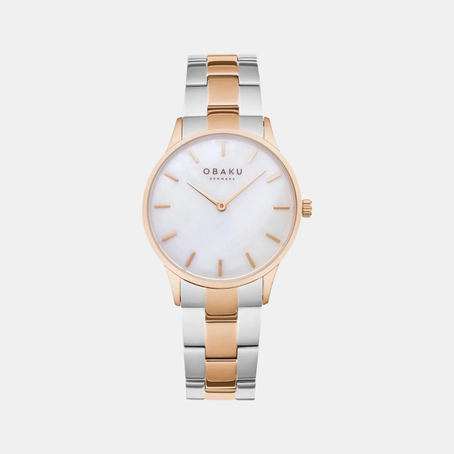 Lyng Lille Claret Women Quartz Two Tone Dial Analog Stainless Steel Watch V247LXVWSH