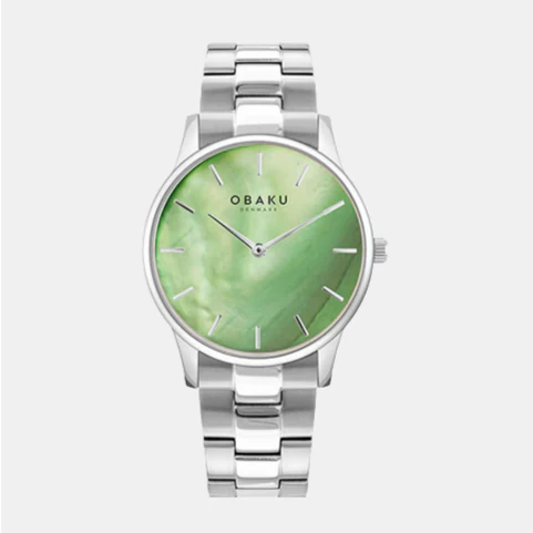 Lyng Lille Jade Women Quartz Mother Of Pearl Dial Analog Stainless Steel Watch V247LXCESC - Image 2
