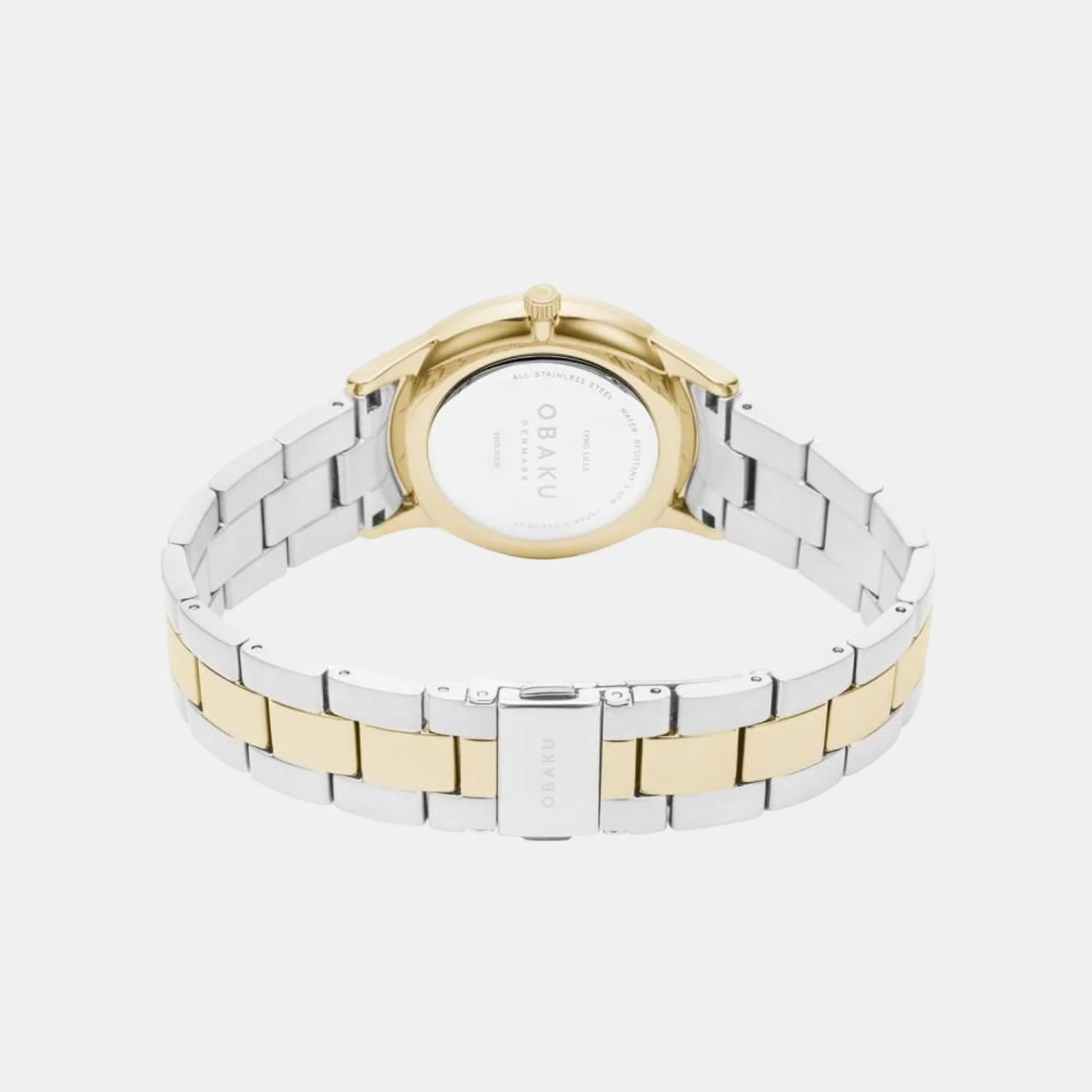 Lyng Lille Macaw Men Quartz Dual Tone Dial Analog Stainless Steel Watch V247LXGLSF - Image 2