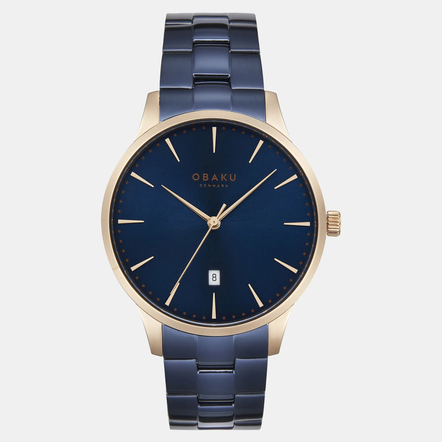 Lyng Stor Bahama Men Quartz Blue Dial Analog Stainless Steel Watch V247XDVLSL - Image 2
