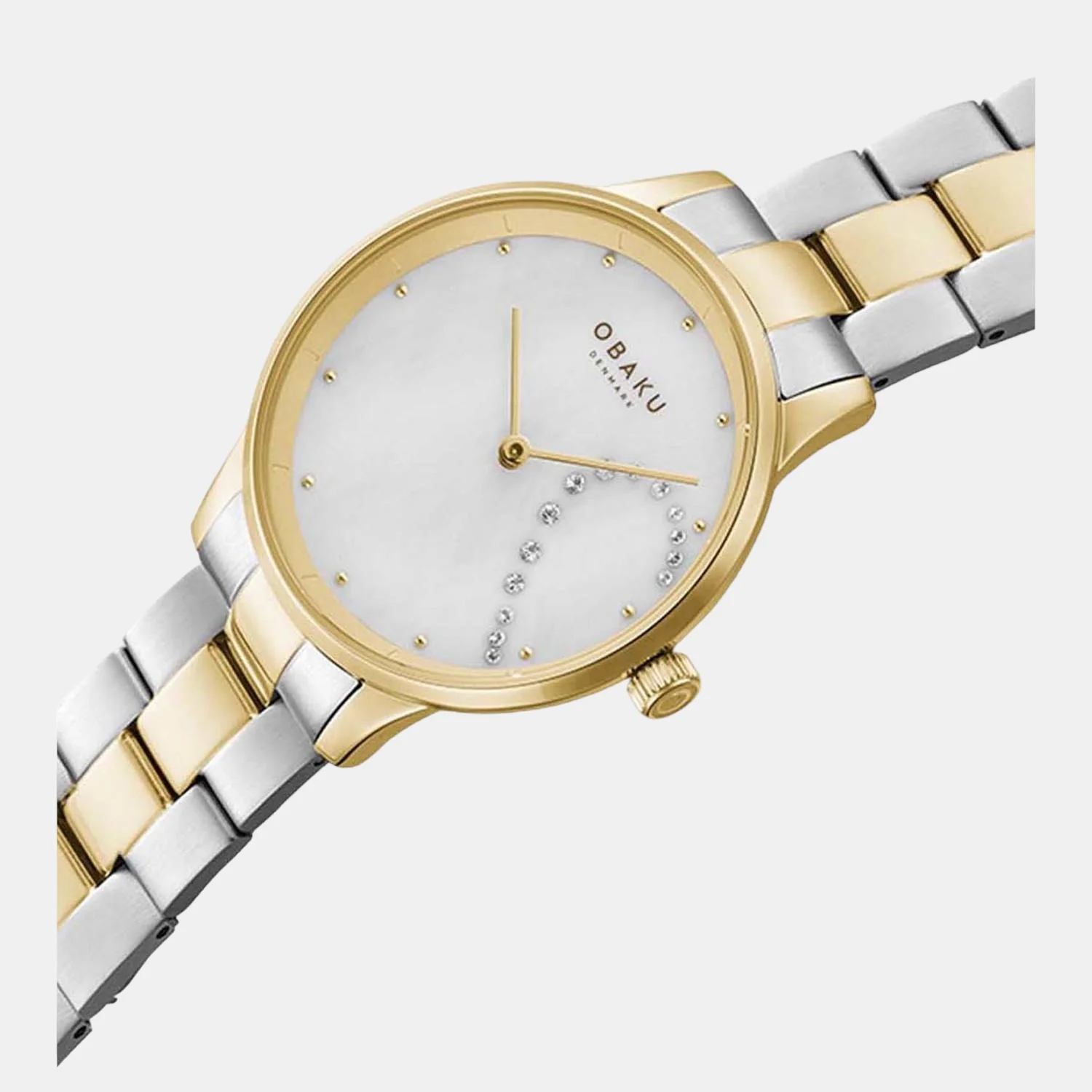 Lyng Women Quartz Mother Of Pearl Dial Analog Stainless Steel Watch V247LHGWSF - Image 3