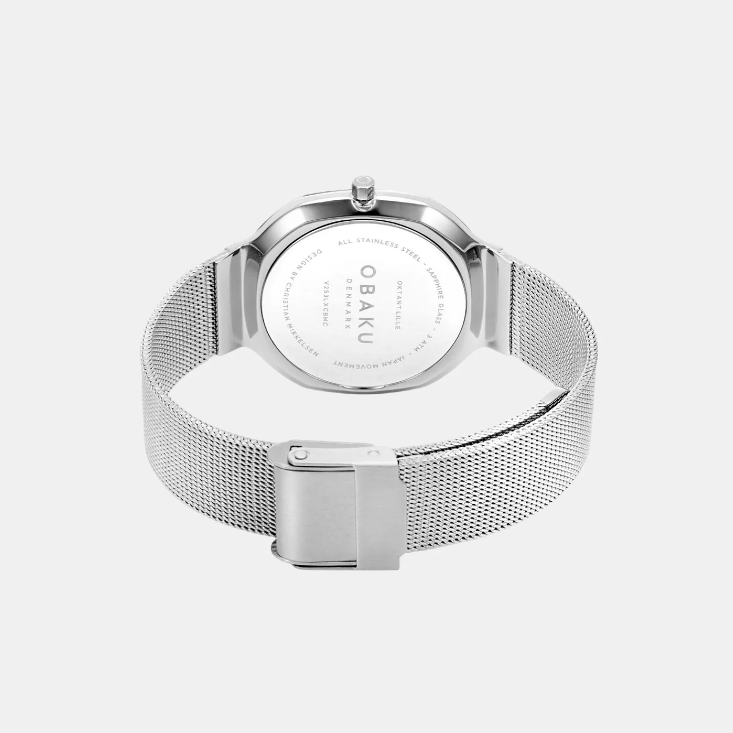 Oktant Lille-Onyx Women Quartz Black Dial Analog Mesh Watch V253LXCBMC - Image 2