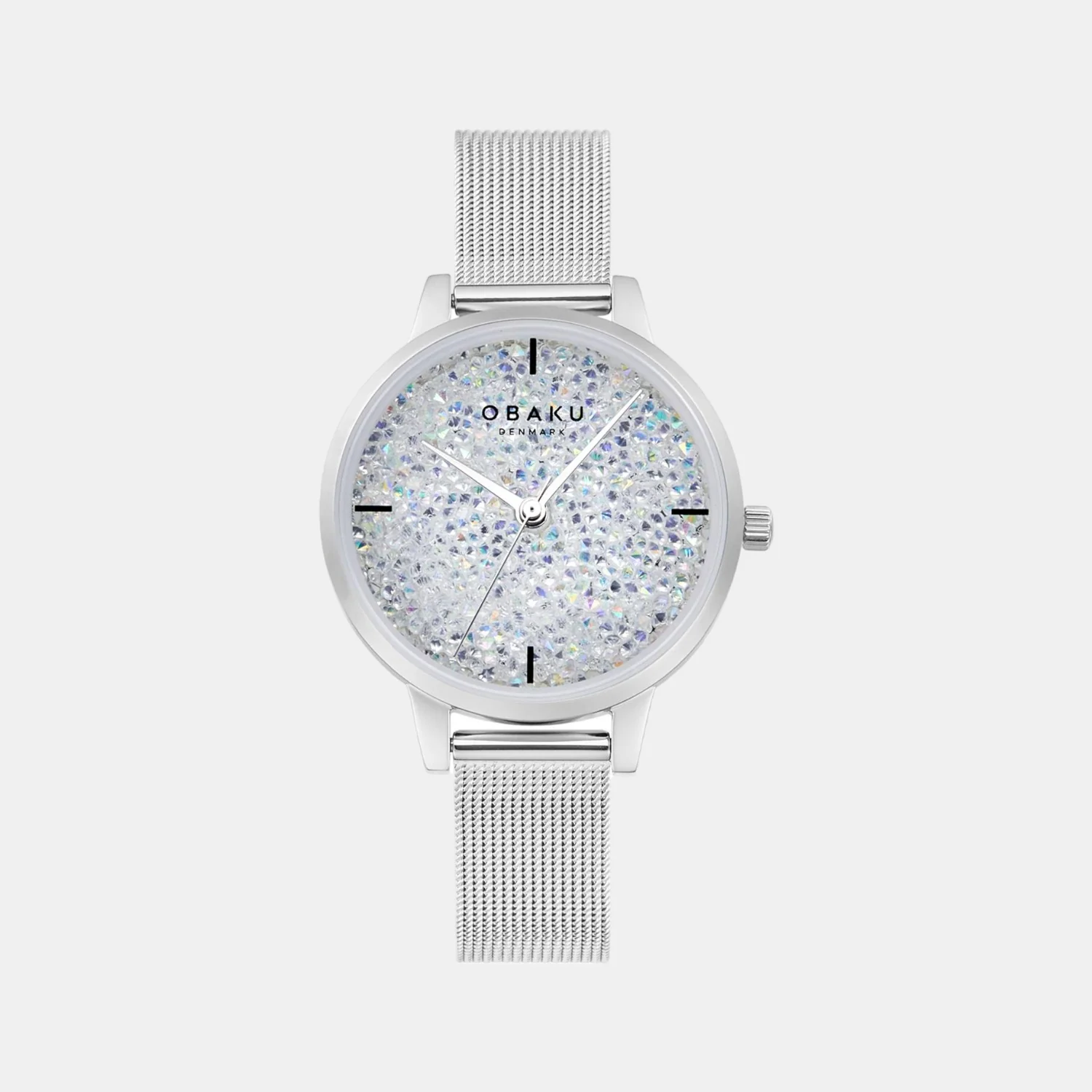 Orion Steel Women Quartz Dual Tone Dial Analog Mesh Watch V250LXCWMC