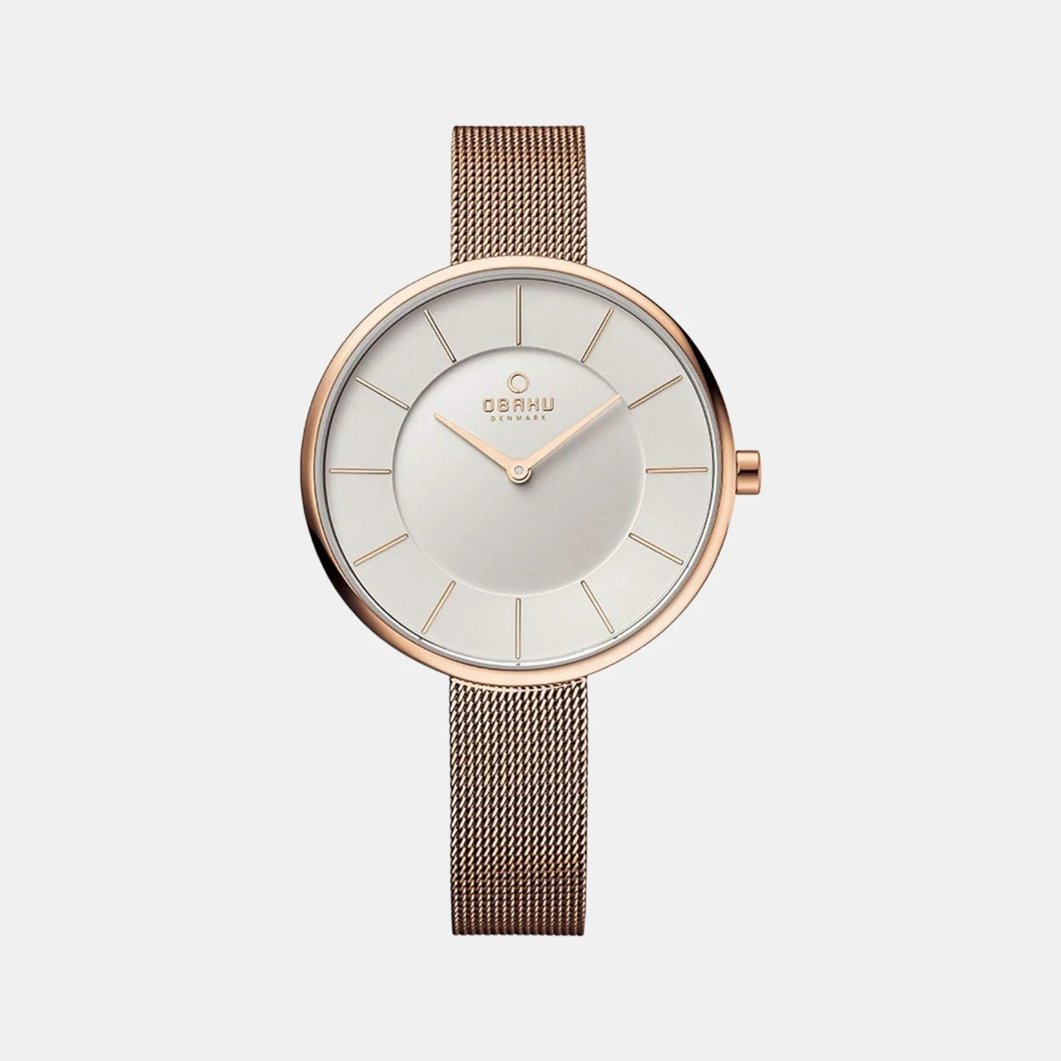 Sand Rose Women Quartz Silver Dial Analog Stainless Steel Watch V185LXVIMV