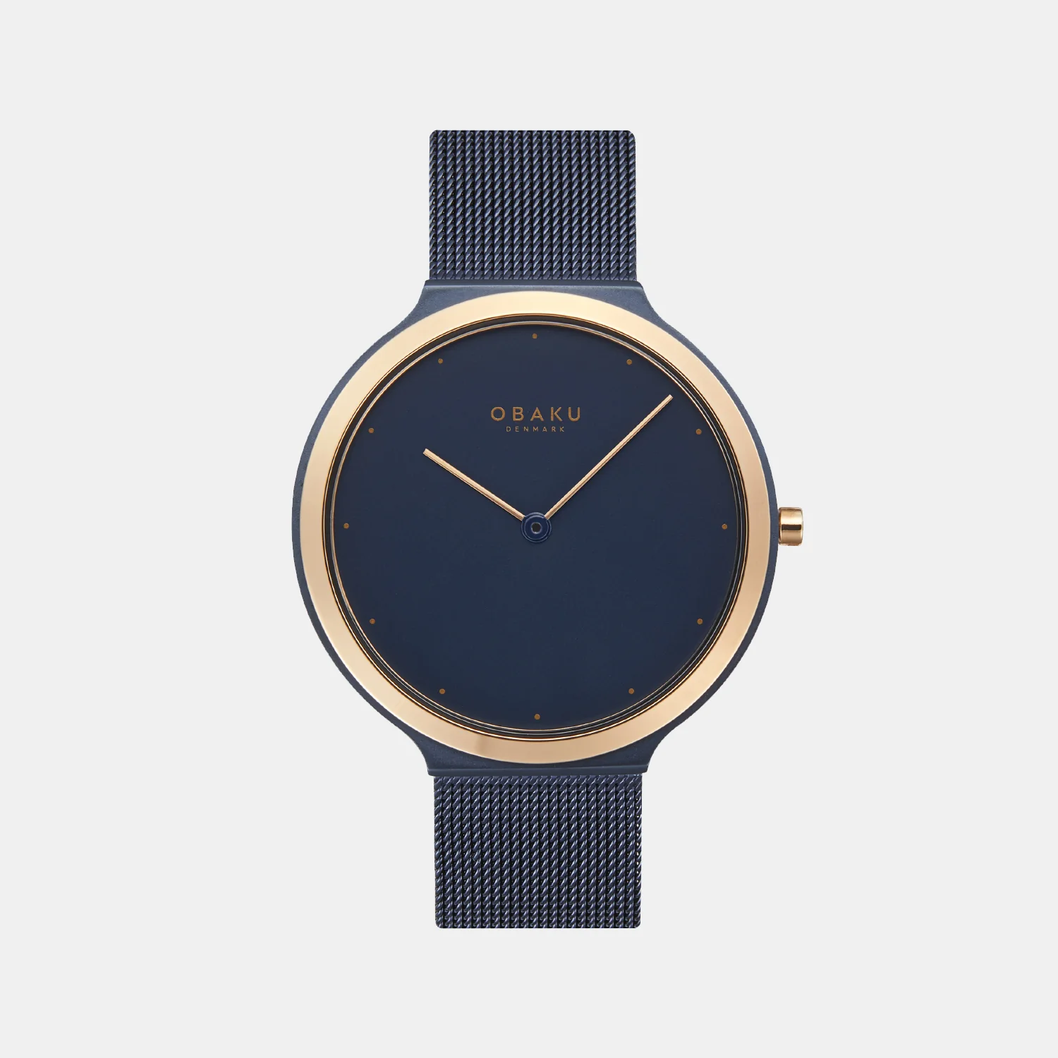 Satin Ocean Men Quartz Blue Dial Analog Mesh Watch V269GXSLML - Image 2