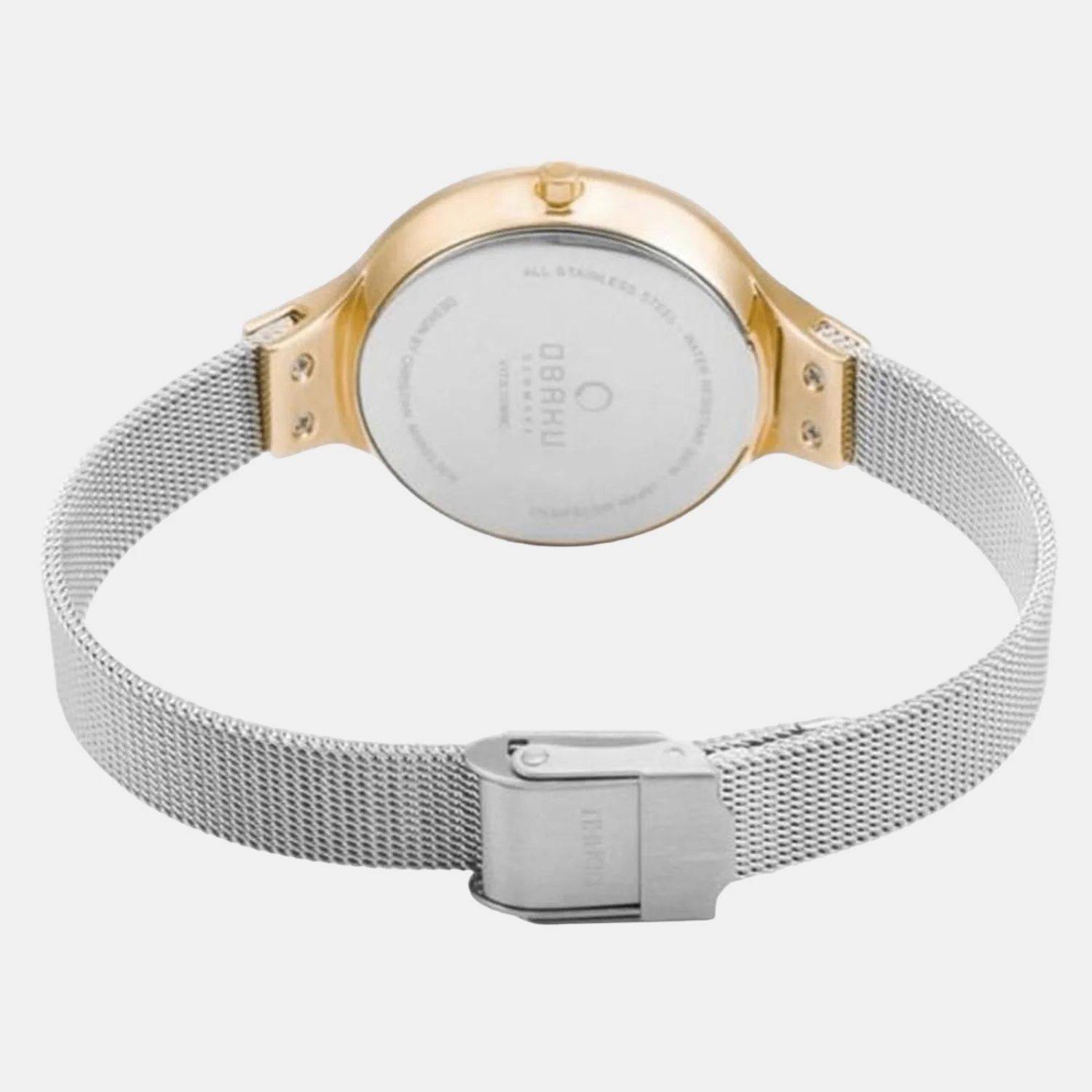 Sky-Gold Bi Men Quartz White Dial Analog Stainless Steel Watch V173LXGWMC - Image 2