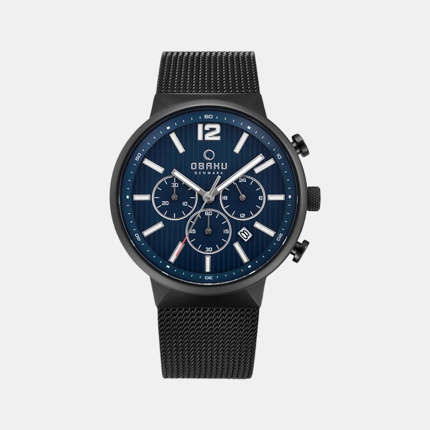 Storm Thunder Men Quartz Blue Dial Chronograph Stainless Steel Watch V180GCBLMB