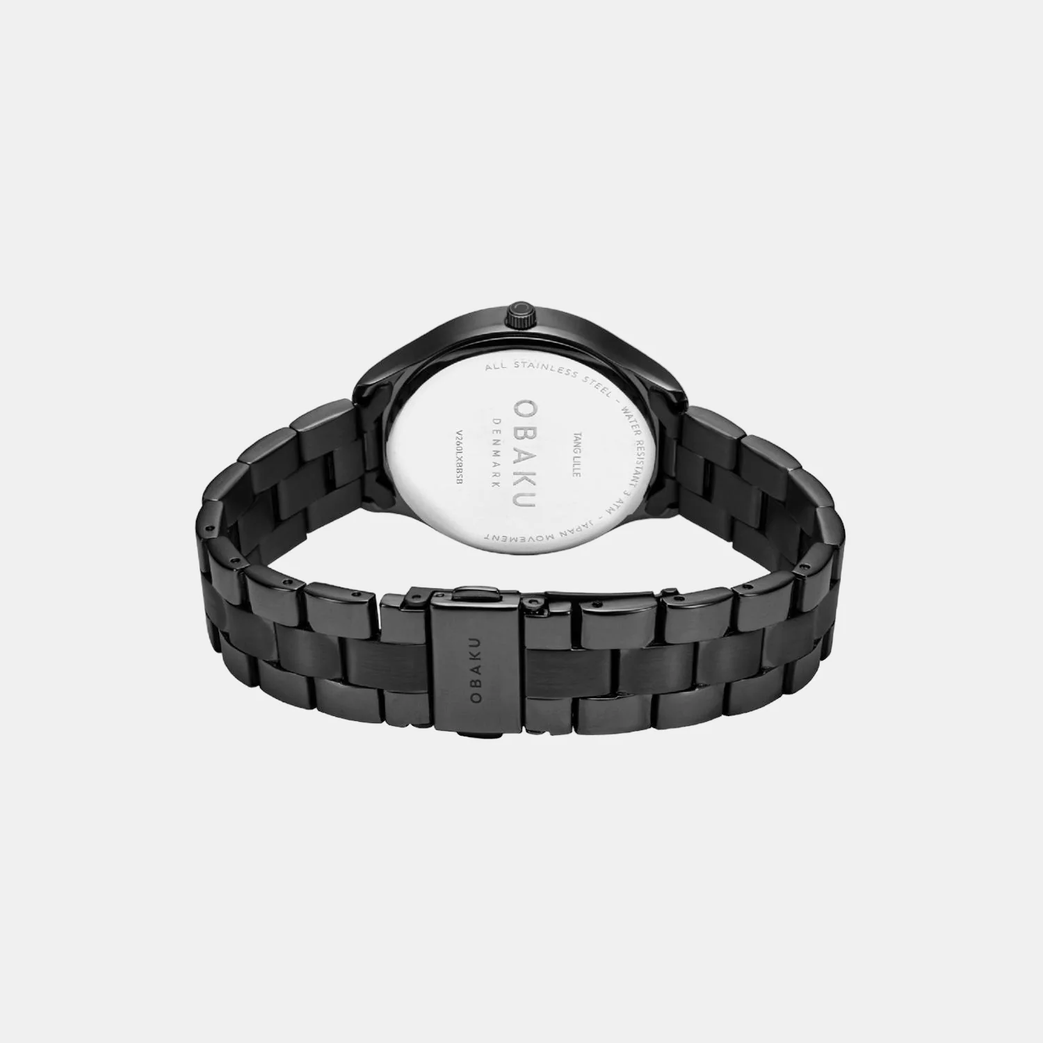 Tang Lille Dark Women Quartz Black Dial Analog Stainless Steel Watch V260LXBBSB - Image 2