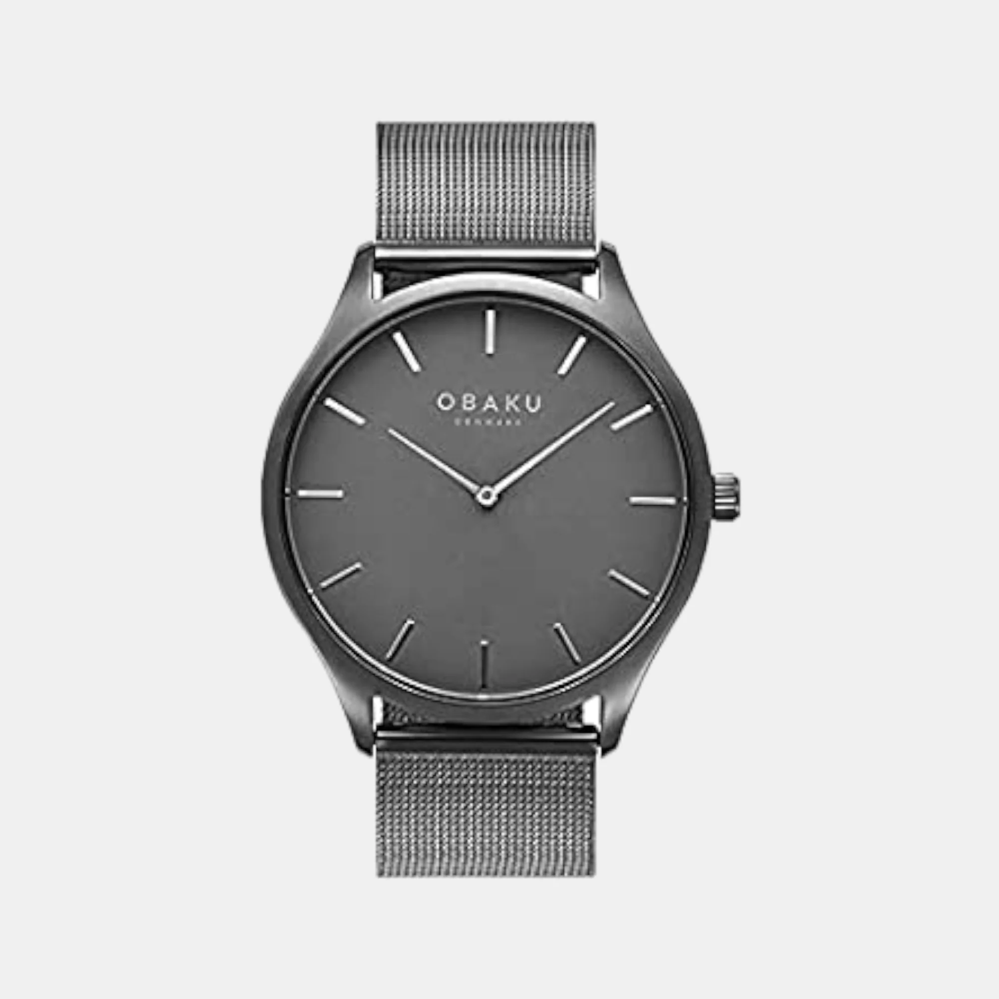 Tang Smokey Men Quartz Black Dial Analog Stainless Steel Watch V260GXUUMU