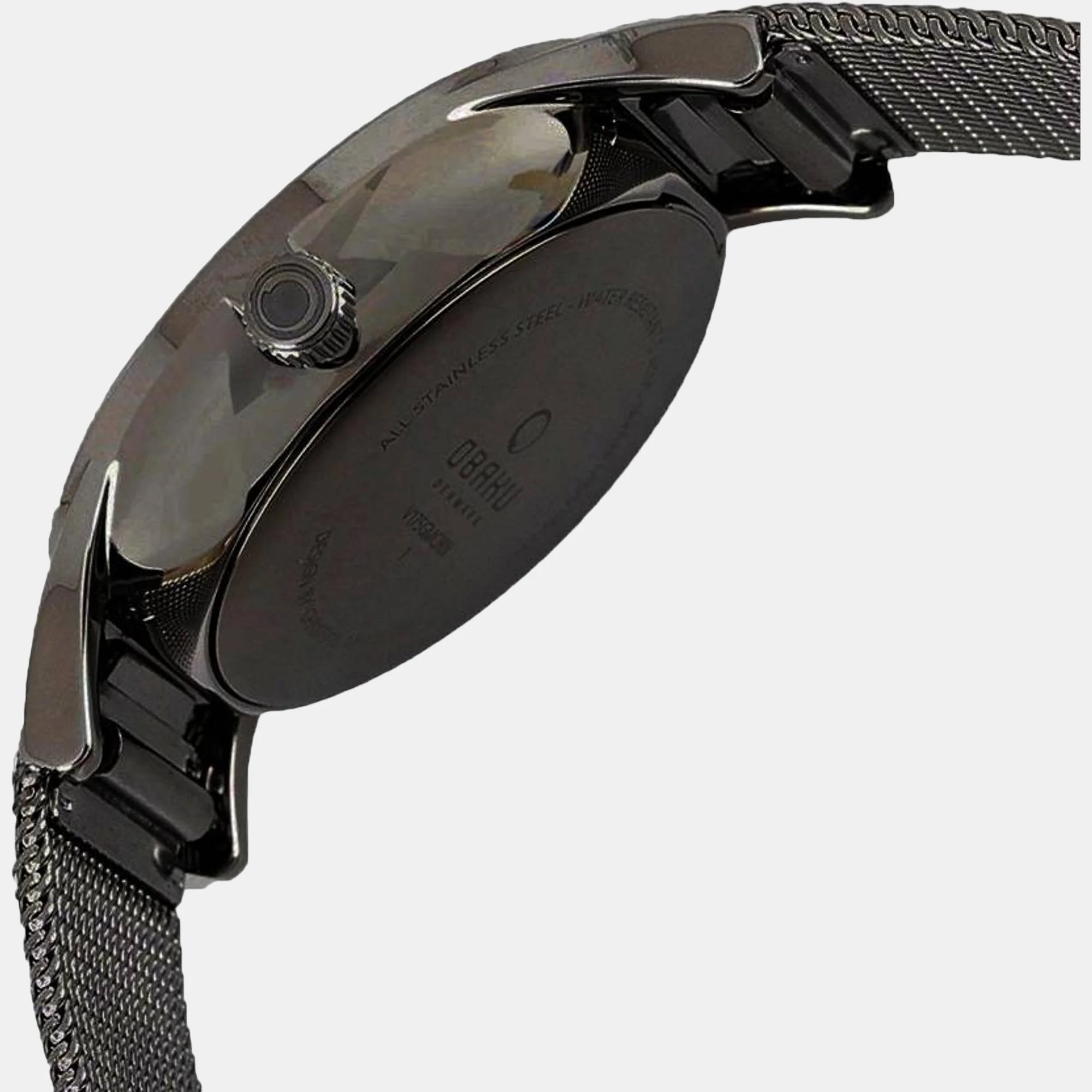 Tang Smokey Men Quartz Black Dial Analog Stainless Steel Watch V260GXUUMU - Image 2