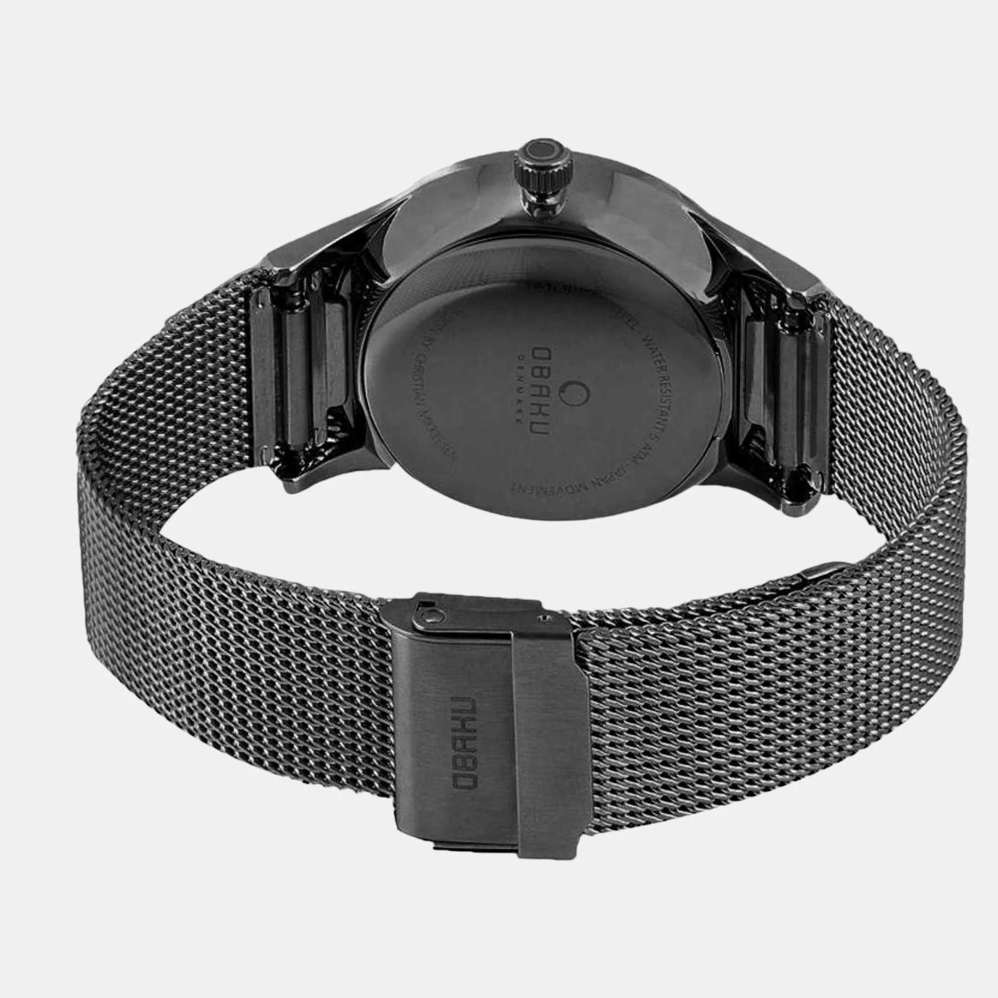 Tang Smokey Men Quartz Black Dial Analog Stainless Steel Watch V260GXUUMU - Image 3