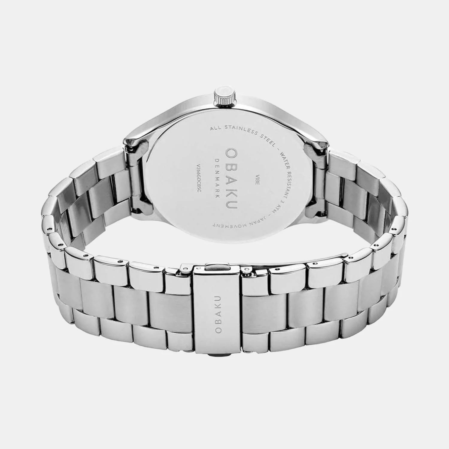 Vibe Men Quartz Black Dial Analog Stainless Steel Watch V266GDCBSC - Image 2