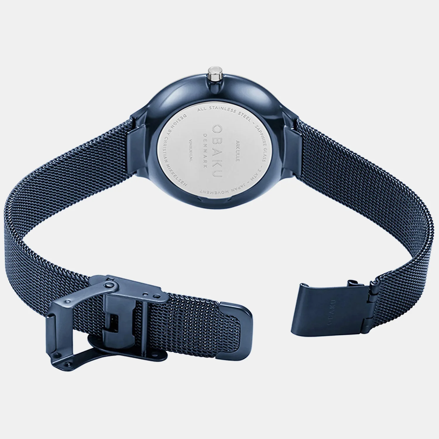 Viol-Arctic Women Quartz Blue Dial Analog Mesh Watch V211LXCLML - Image 4